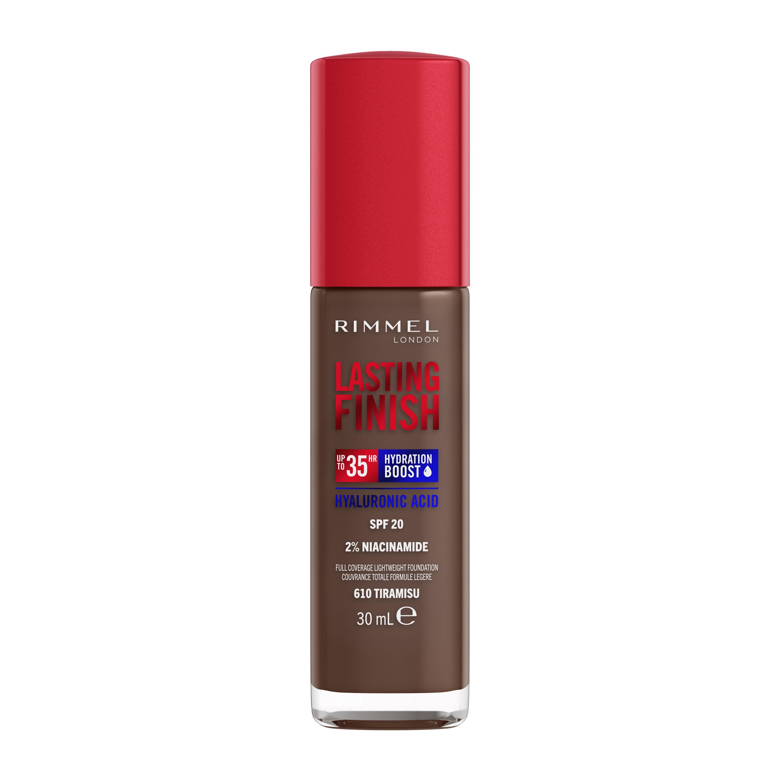 Debenhams Lasting Finish 35 Hour Foundation 30ml in 610 Tiramisu