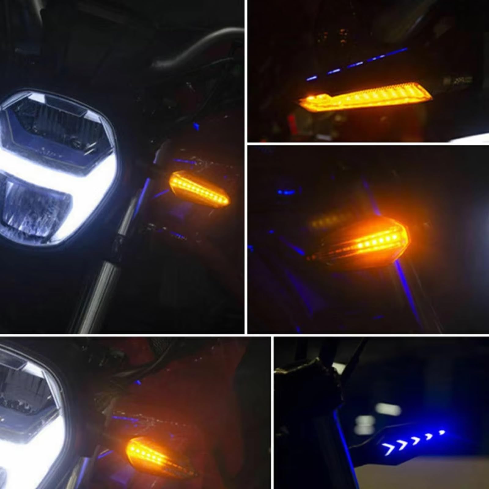 Luci Di Direzione Universali Per Motociclette Luci Di Marcia Luci Di Segnalazione Luci Di Avvertimento Accessori Universali Per Luci Di Direzione Per Motociclette Indicatori Moto(4pcs)