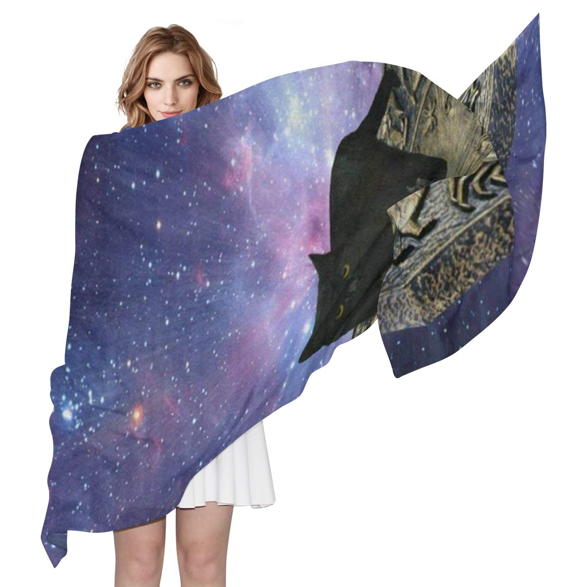 ladies black shawl wrap