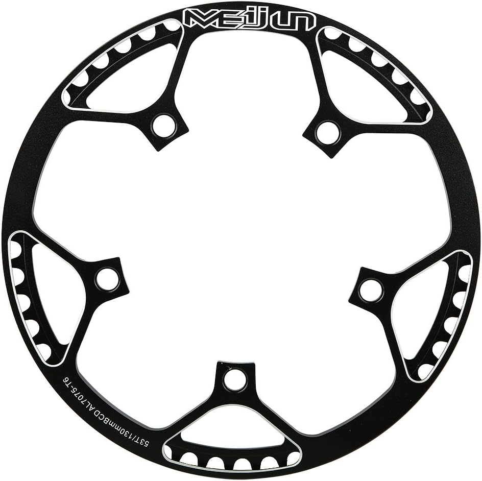 Tbest Bike Chainring 53T BCD 130mm Road Mountain Bike Single Crank Chain Ring Aluminum Alloy Repair Parts