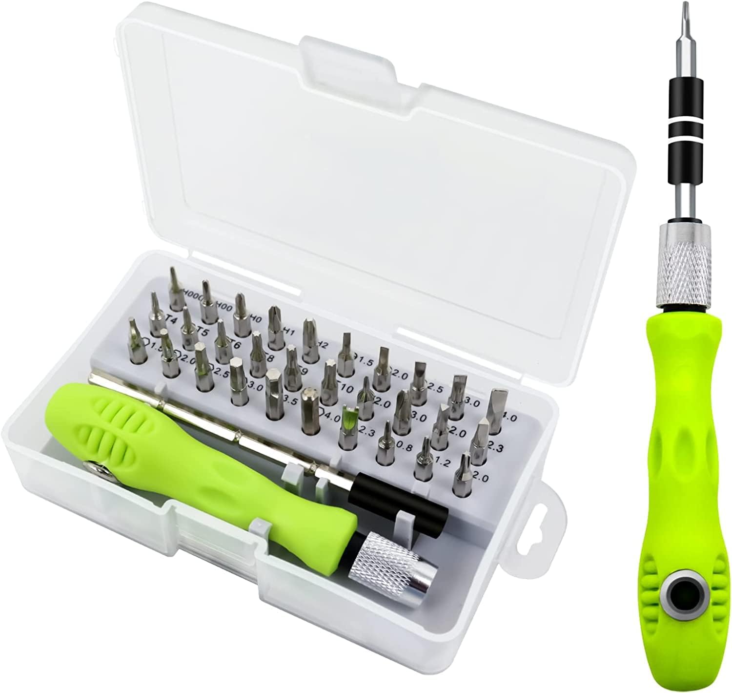 Khayl 32 In 1 Small Screwdriver Set, Mini Magnetic Screwdriver Set – Contains 30 Bits Precision Repair Tool Kit, Torx Screwdriver Tool Sets for Eyeglass, Watch, Phones, Laptop, Computers, Toys (B0CWXKXQYF) Amazon Price History, Amazon Price Tracker