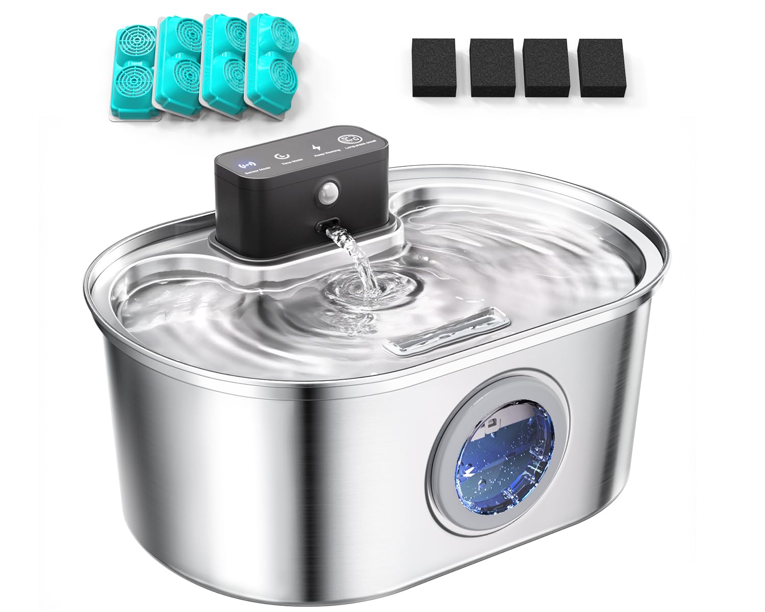Emdoro Stainless Steel Cat Water Fountain