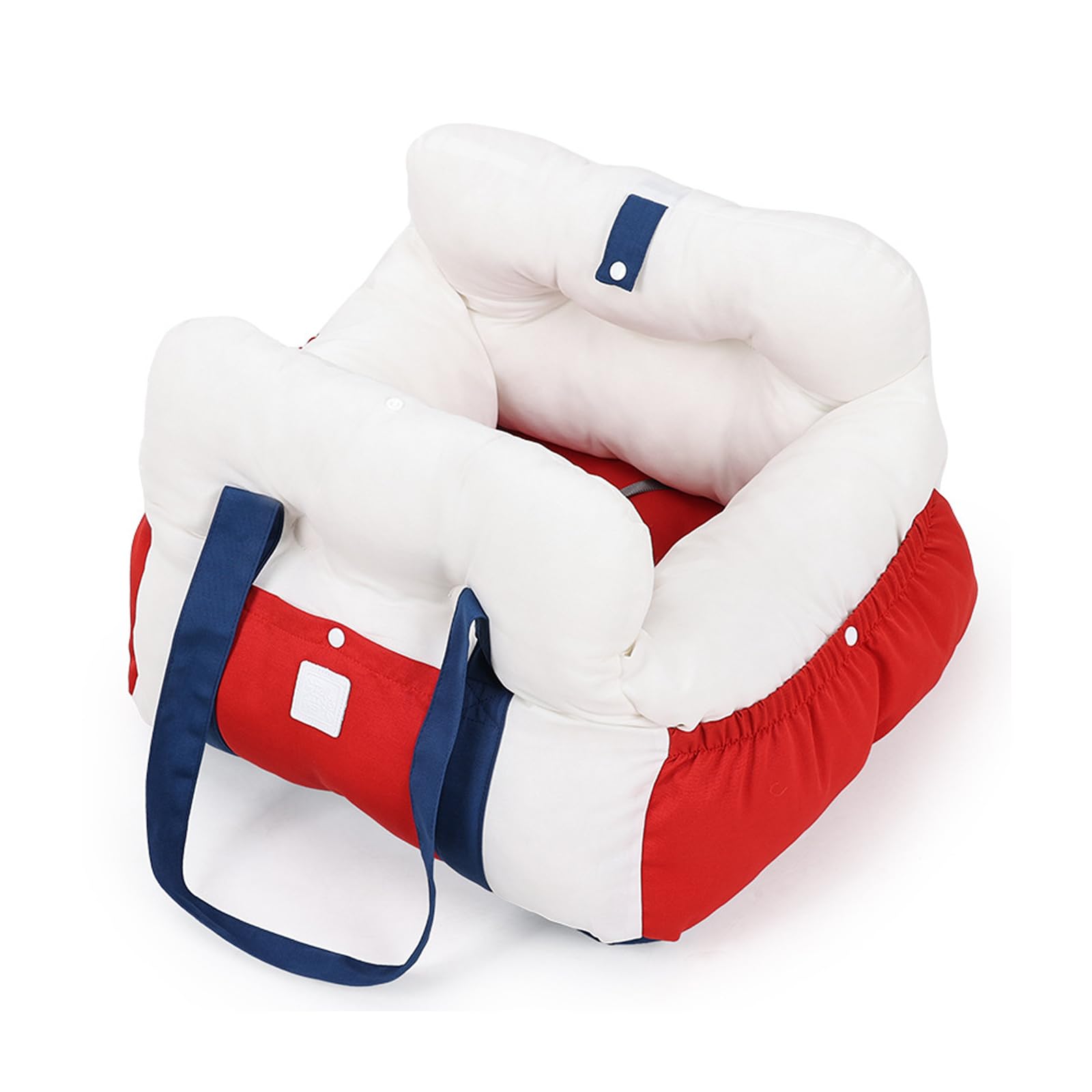 Sac de transport portable pour chien confortable avec lit de voiture en tissu doux