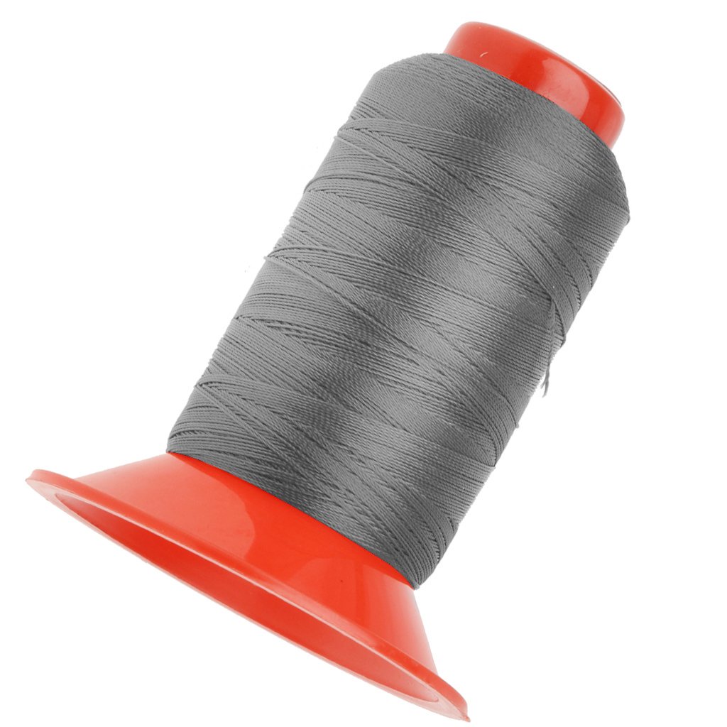 10 unidades 500 m fuerte de nylon unido tienda de campaña mochila hilo de coser cuerda gris oscuro
