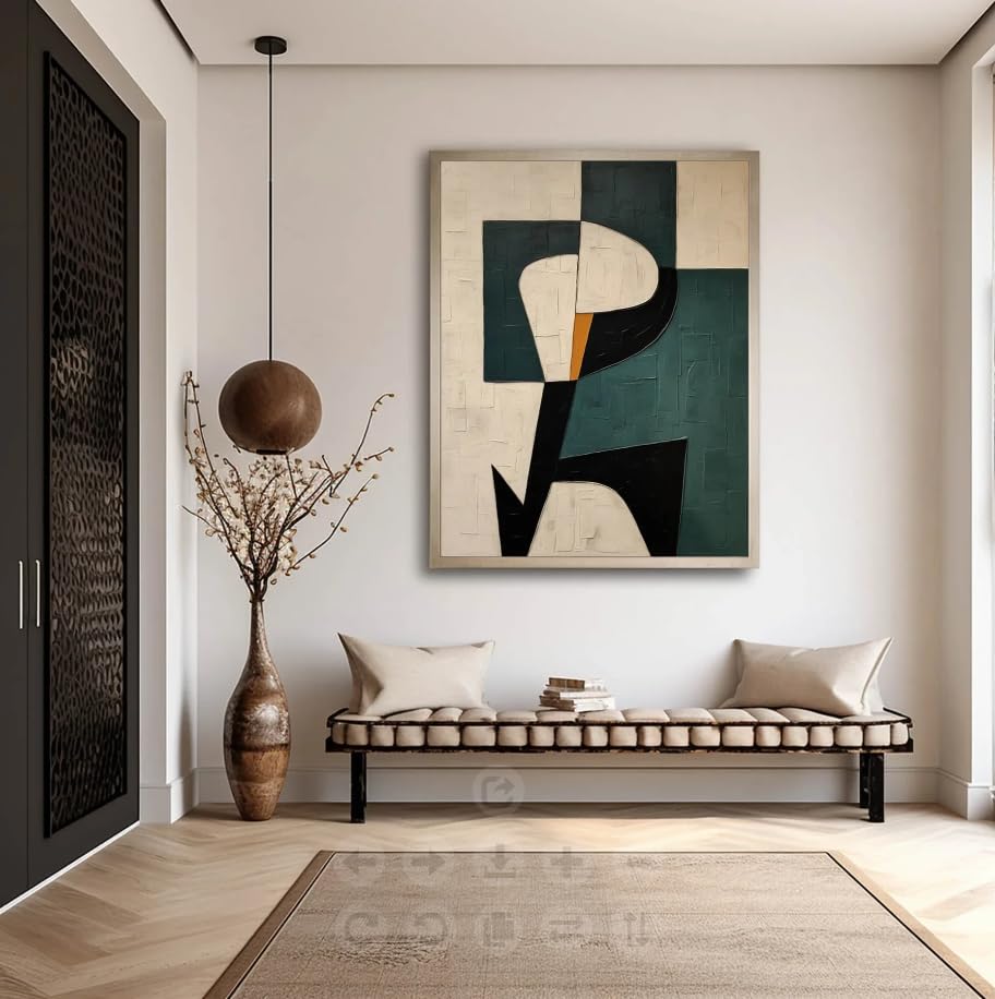 Lienzos con estampados geométricos abstractos, pósteres minimalistas modernos de 20x30cm para pared