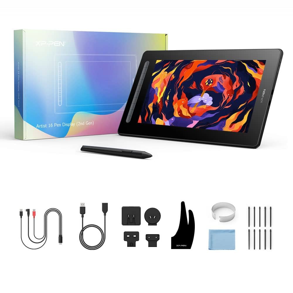 XP-PEN Artist 16 Pen Display (2nd Gen)本体 Artist 16 (2nd Generation) high performance drawing screen