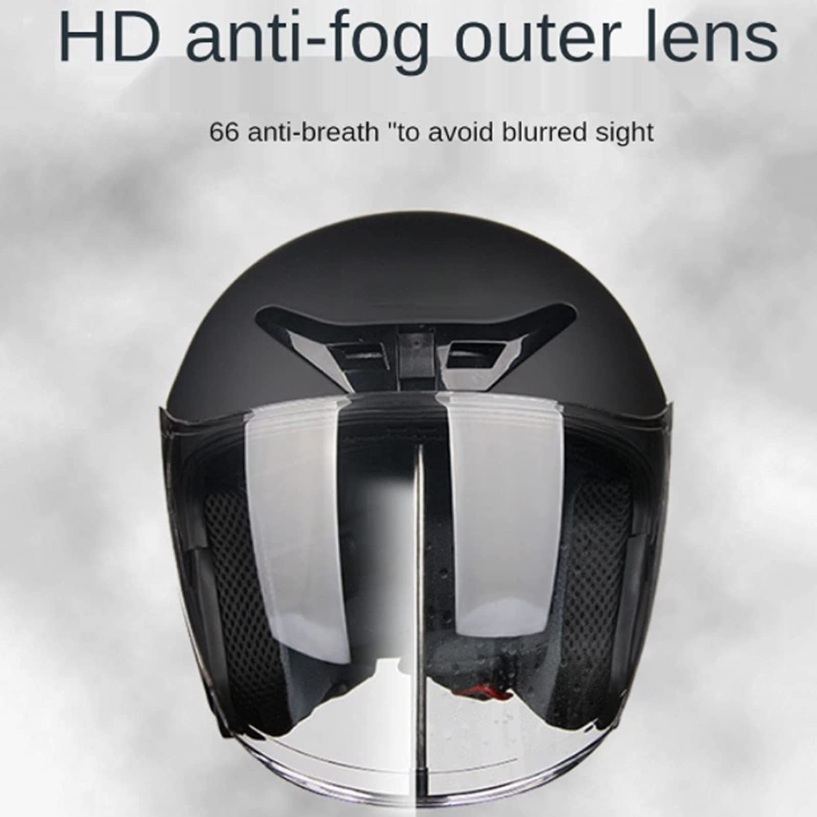 ILM Open Face Motorcycle 3/4 Half Helmet For Moped ATV