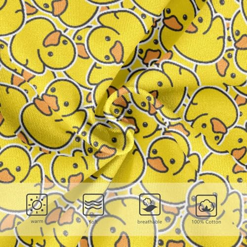 Boys' Exclusive Briefs Toddler Underwear 95% Combed Cotton Boxerbriefs 2T Yellow Duckling Pattern 113