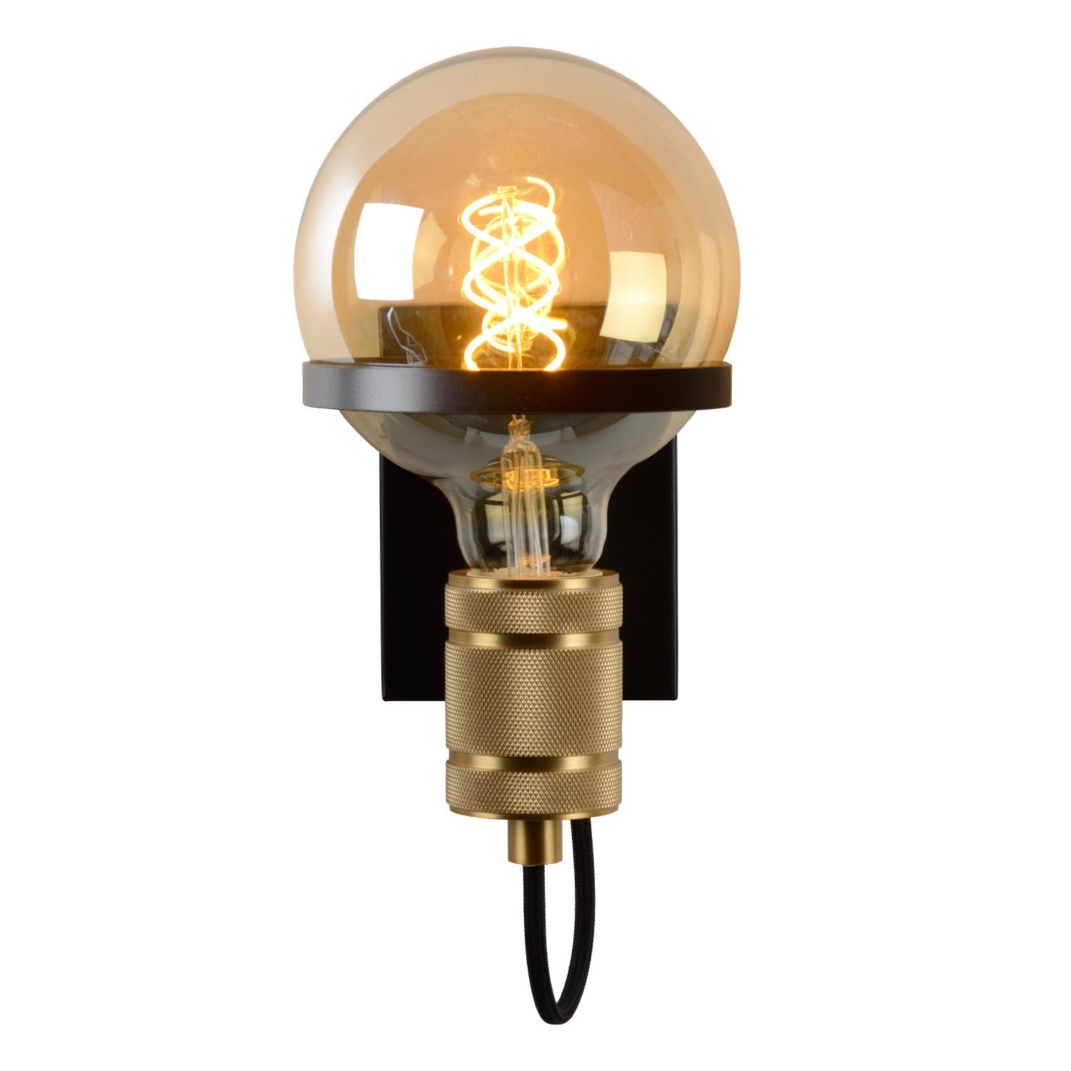 LUCIDE OTTELIEN - Wandleuchte - Ø 17,7 cm - 1xE27 - Schwarz