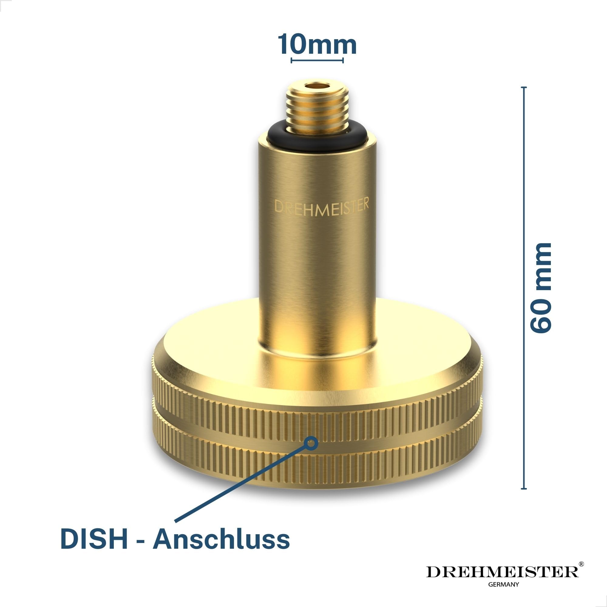 DISH Tankadapter 10 Mm M10 Lang – Für Autogas LPG In Italien, Polen, Frankreich, Kroatien