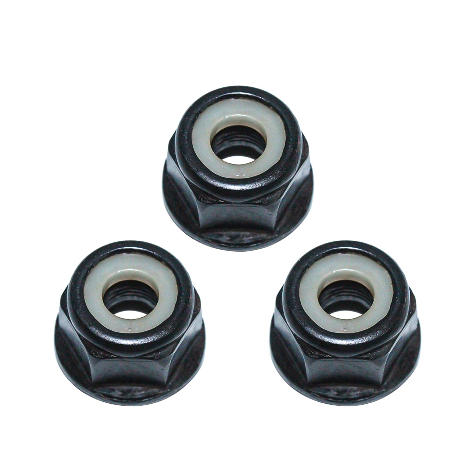 Carlio 3 PCS Collar Nut M10x1.0 Left Hand Thread Blade Nut String Trimmer Replacement Parts Brush Cutter for Stihl Pivotrim String Trimmer Brush Cutter Gear Head Blade Adapter Kit