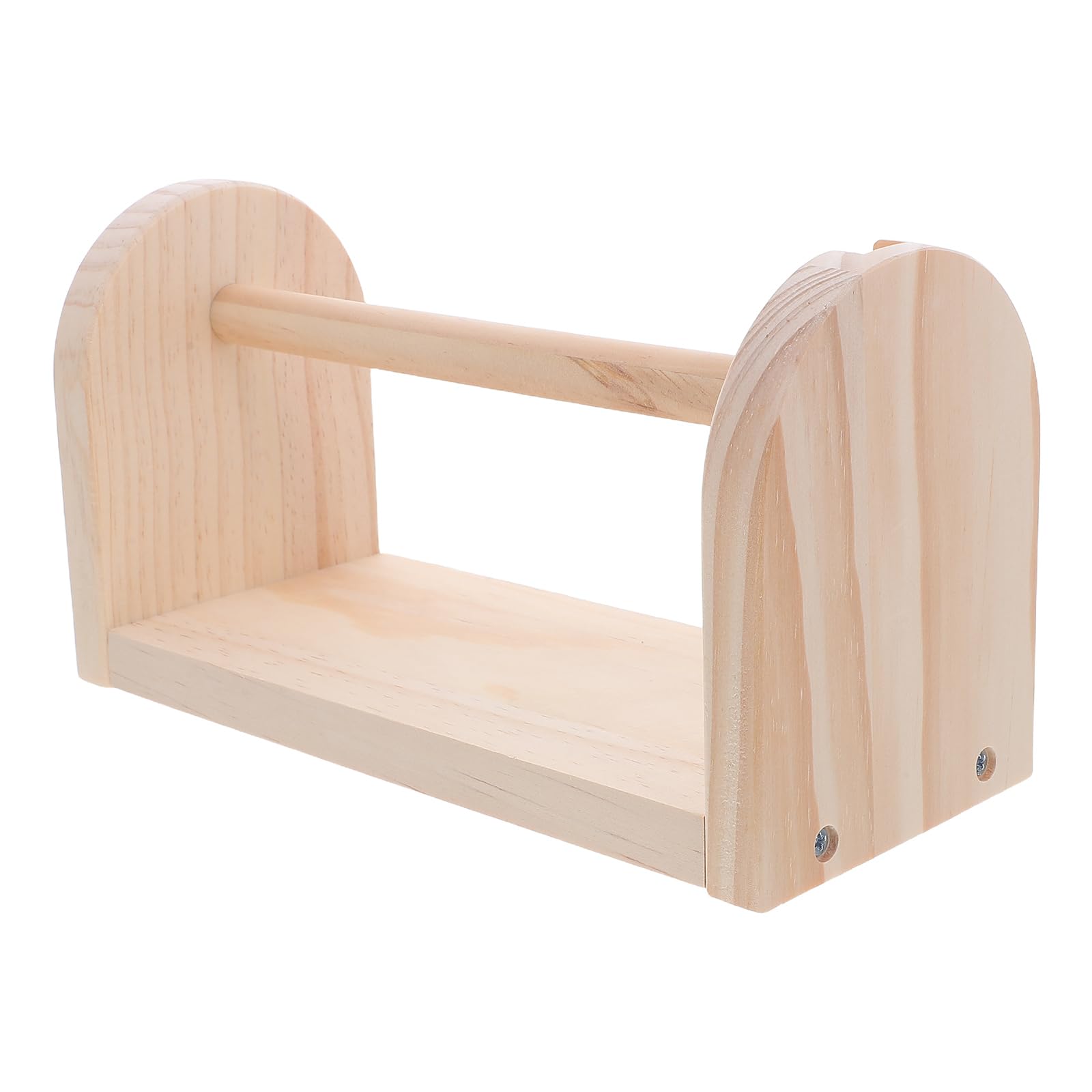 Veemoon Porta Nastro Adesivo da Scrivania in Legno Finitura Elegante per Ufficio e Casa, Contenitore per Nastri Adesivi e Pezzi di Piccole Dimensioni