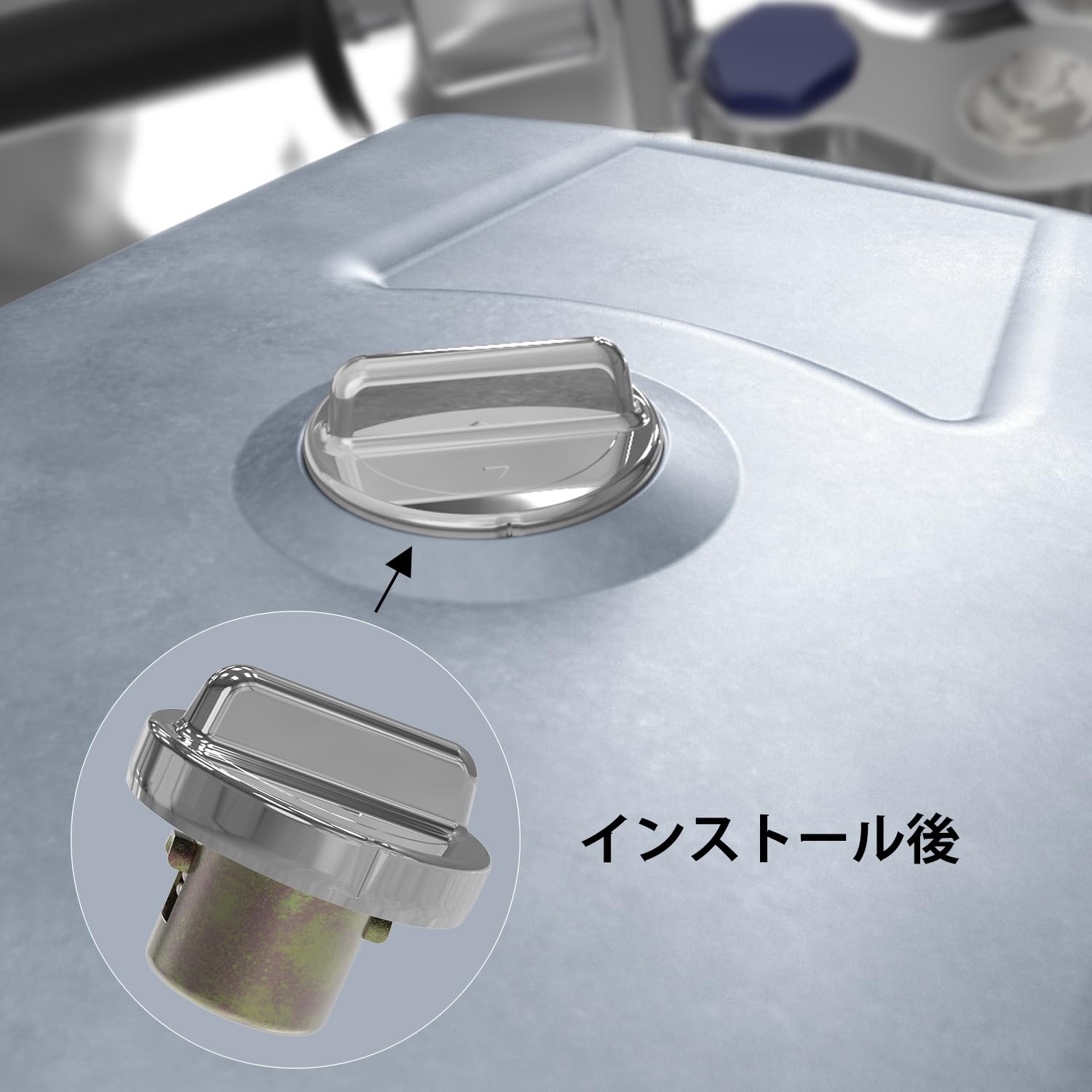 Amazon | 1PZ JP7-2KY 燃料キャップ 燃料タンクキャップ 55mm径