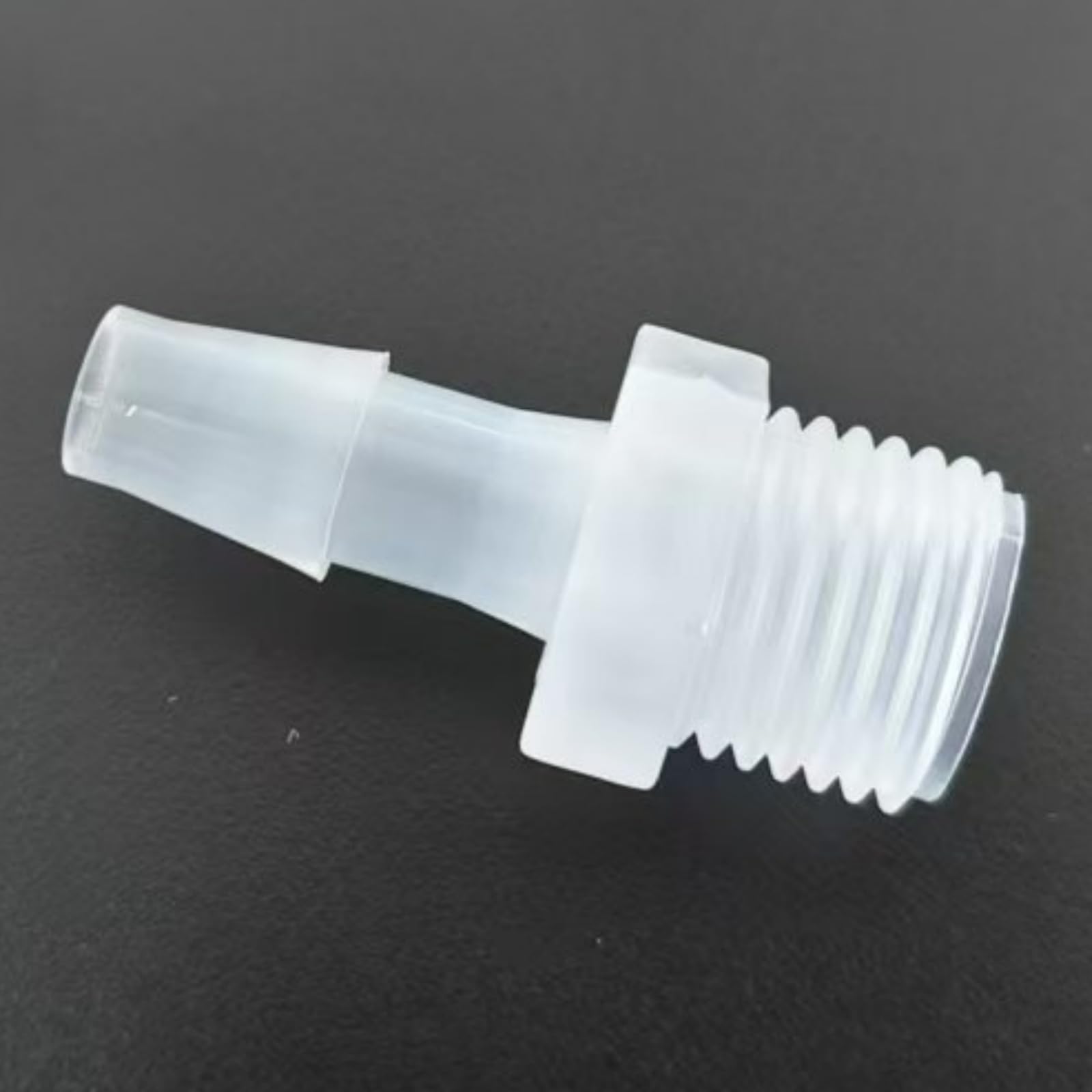 1/4G Male Thread Adapter - Durable PP Hose Barb Fitting for Laboratory and Food Machinery - 50 Pack(1/4inch 6.4mm)