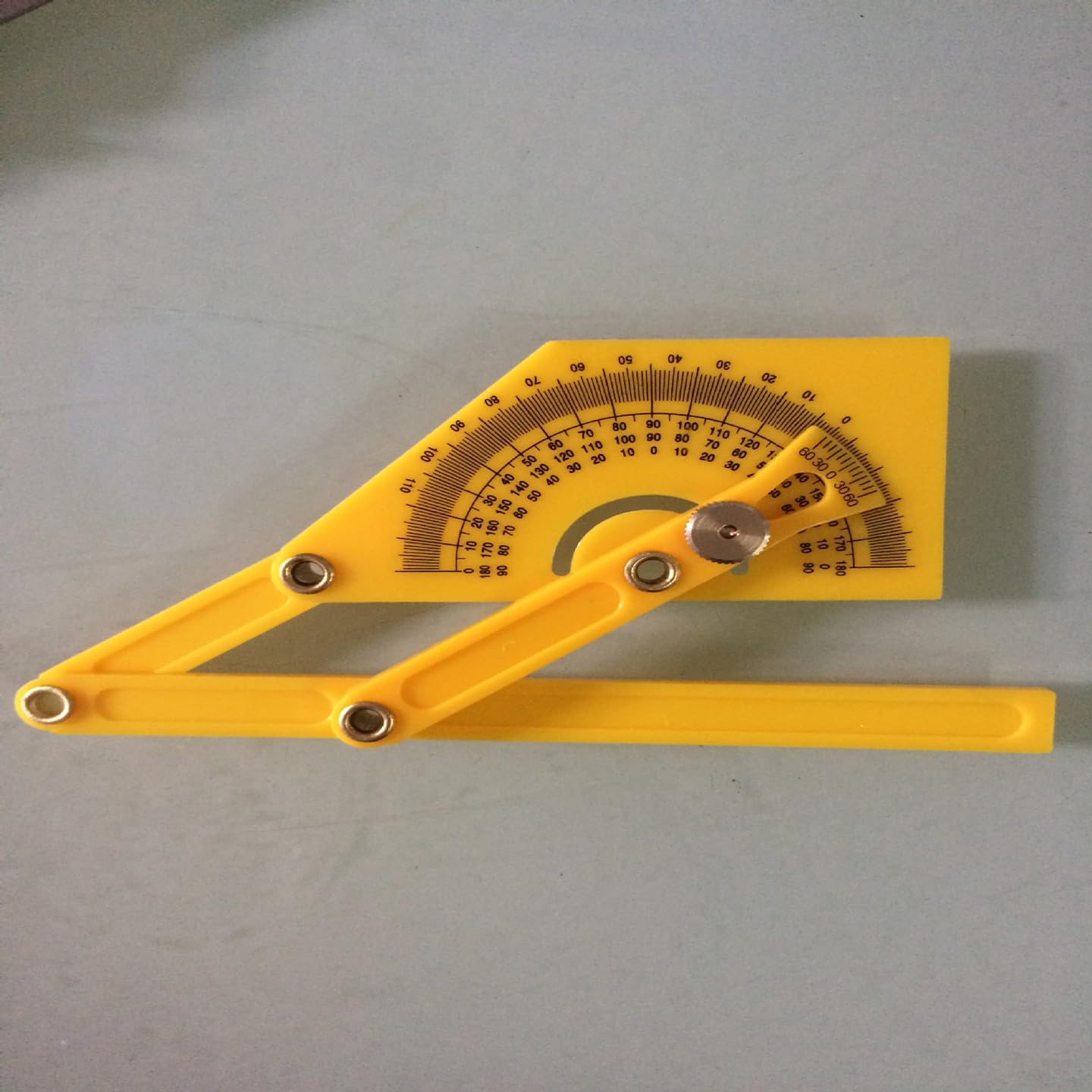 Protractor Angle Finder Ruler - 0-180° Goniometer Arm Measuring Tool for Painting Drawing Measuring DIY Engineer Woodwork