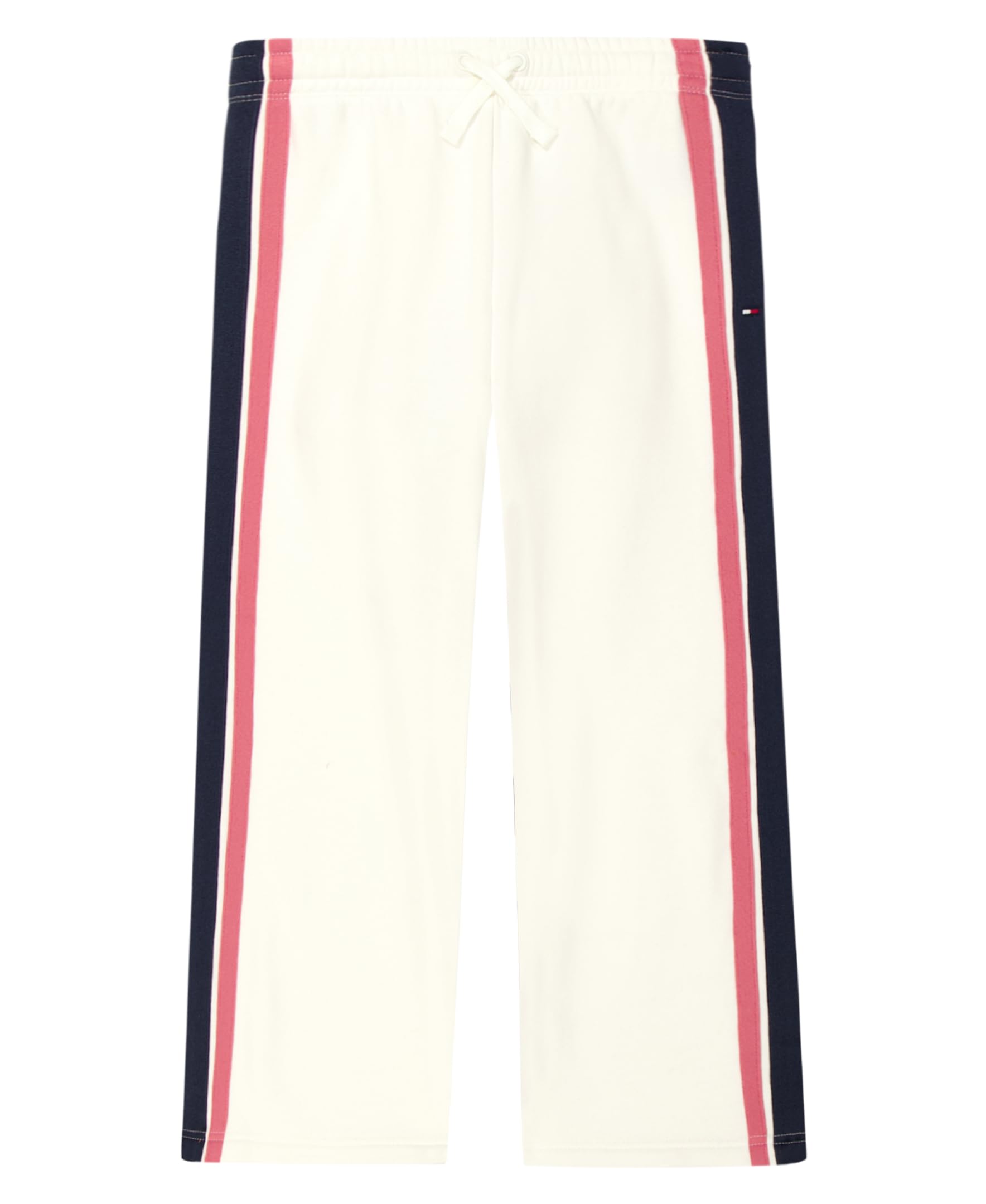 Girls' Fleece Wide Leg Bottom Jogger Sweatpants with Drawstring & Functional Side Pockets