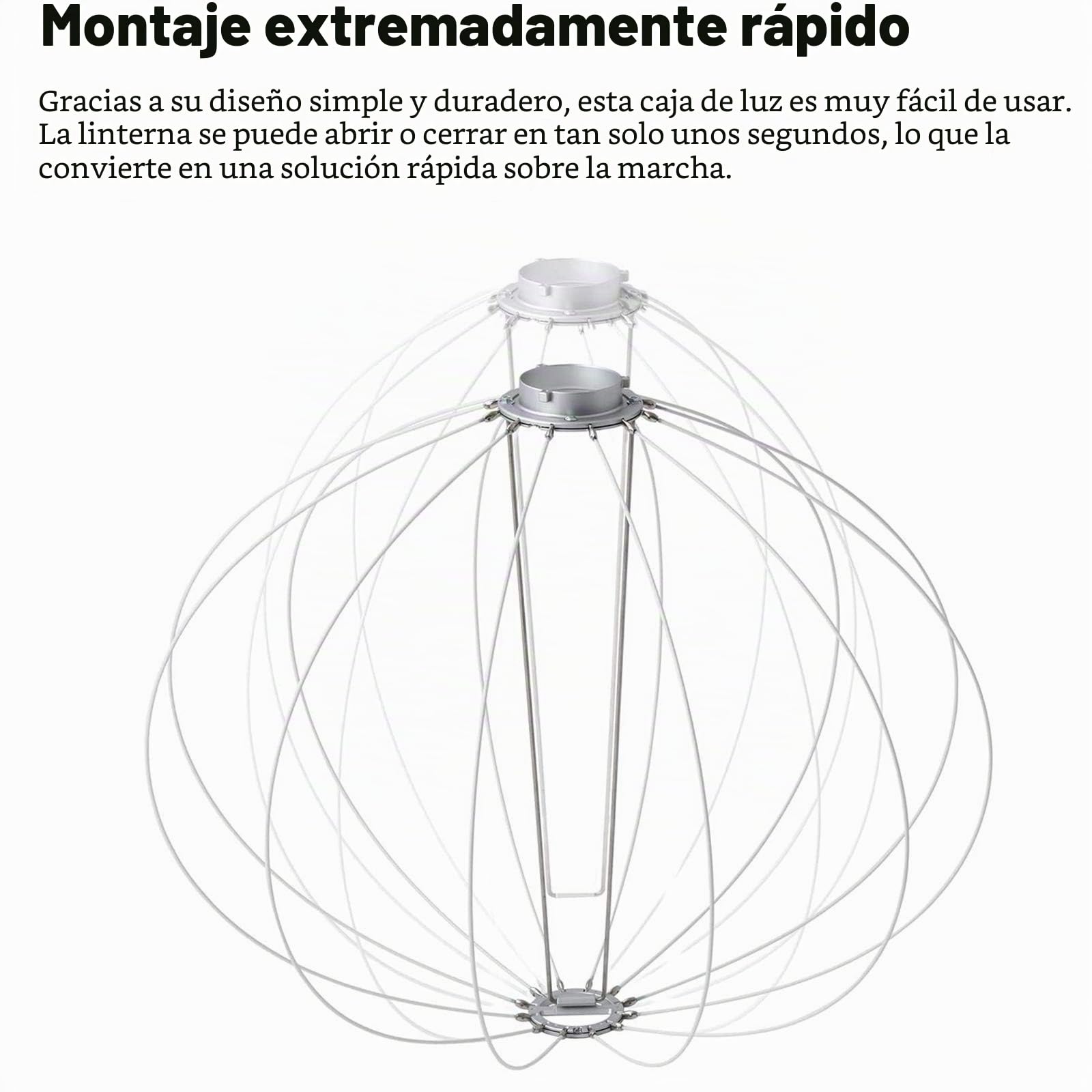 GOODOX CS-65D Softbox de Linterna Monte de Bowens 65cm | Instalación Rápida de 65 cm Softbox de Globo Plegable para Fotografía de Iluminación Continua de Estudio de Retrato