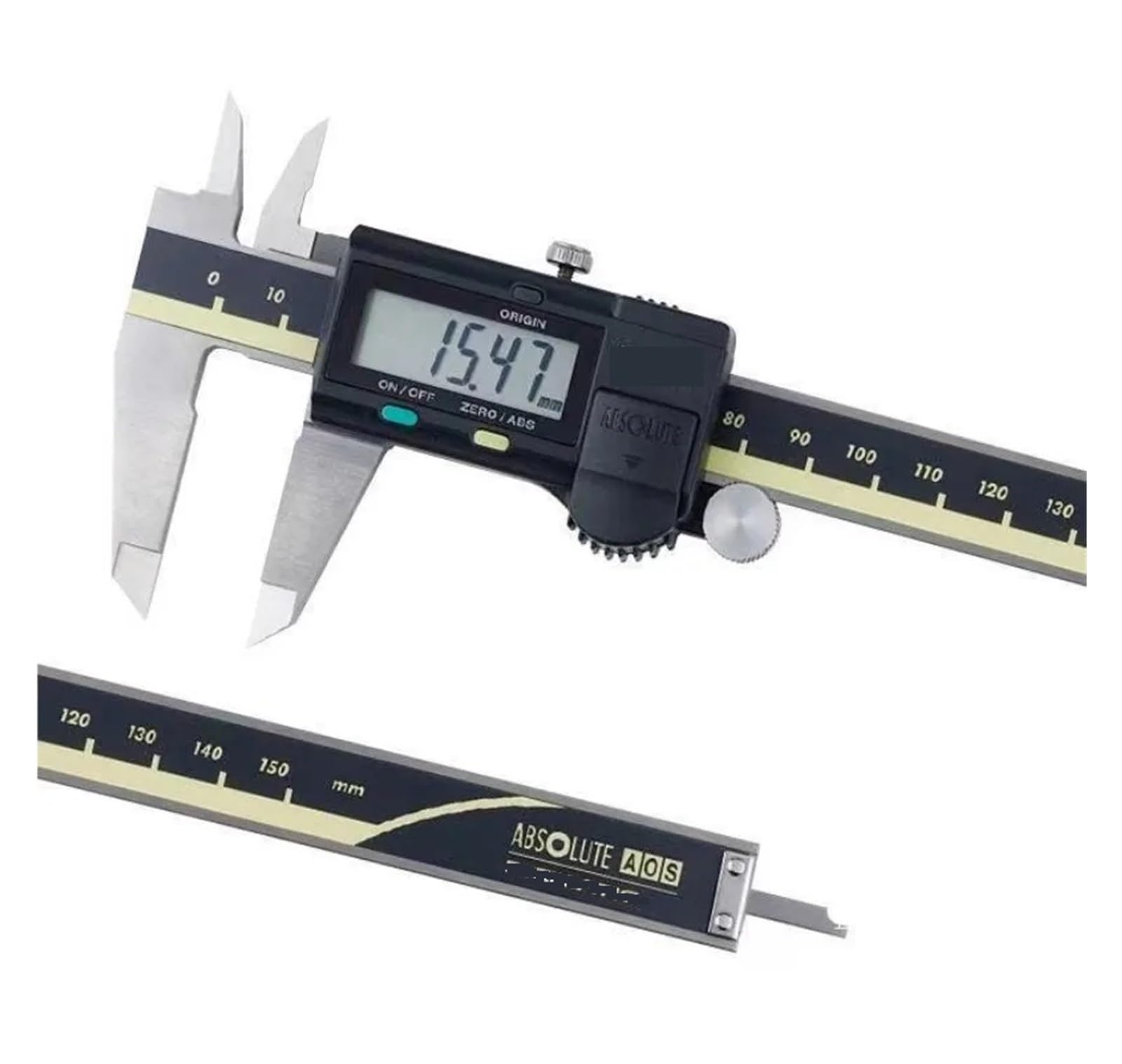 Micrómetro, Calibradores digitales 500-195-30 500-196-30 500-197-30 500-193-30 0-100/150/200/300 mm 0-6"/8"/12" Herramientas de medición(0-200MM 500-197-30)