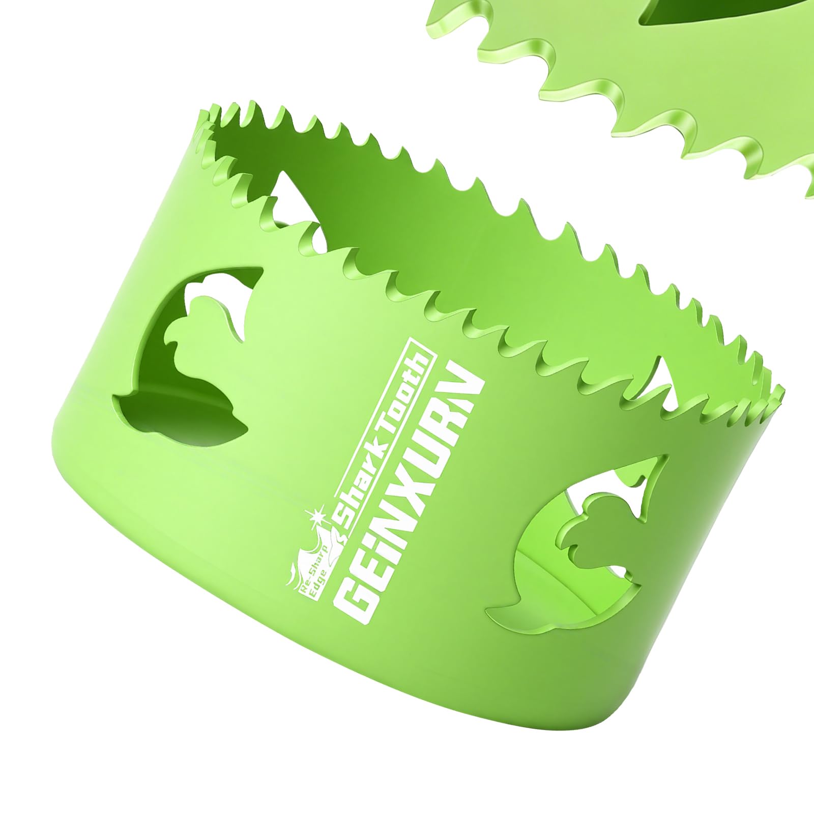 Geinxurn 76mm Hole Saw, 2PCS HSS Bi-Metal Hole Saw Kit with Shark Tooth Hole Cutter for Wood,Drywall, PVC Boards and Thin Metal