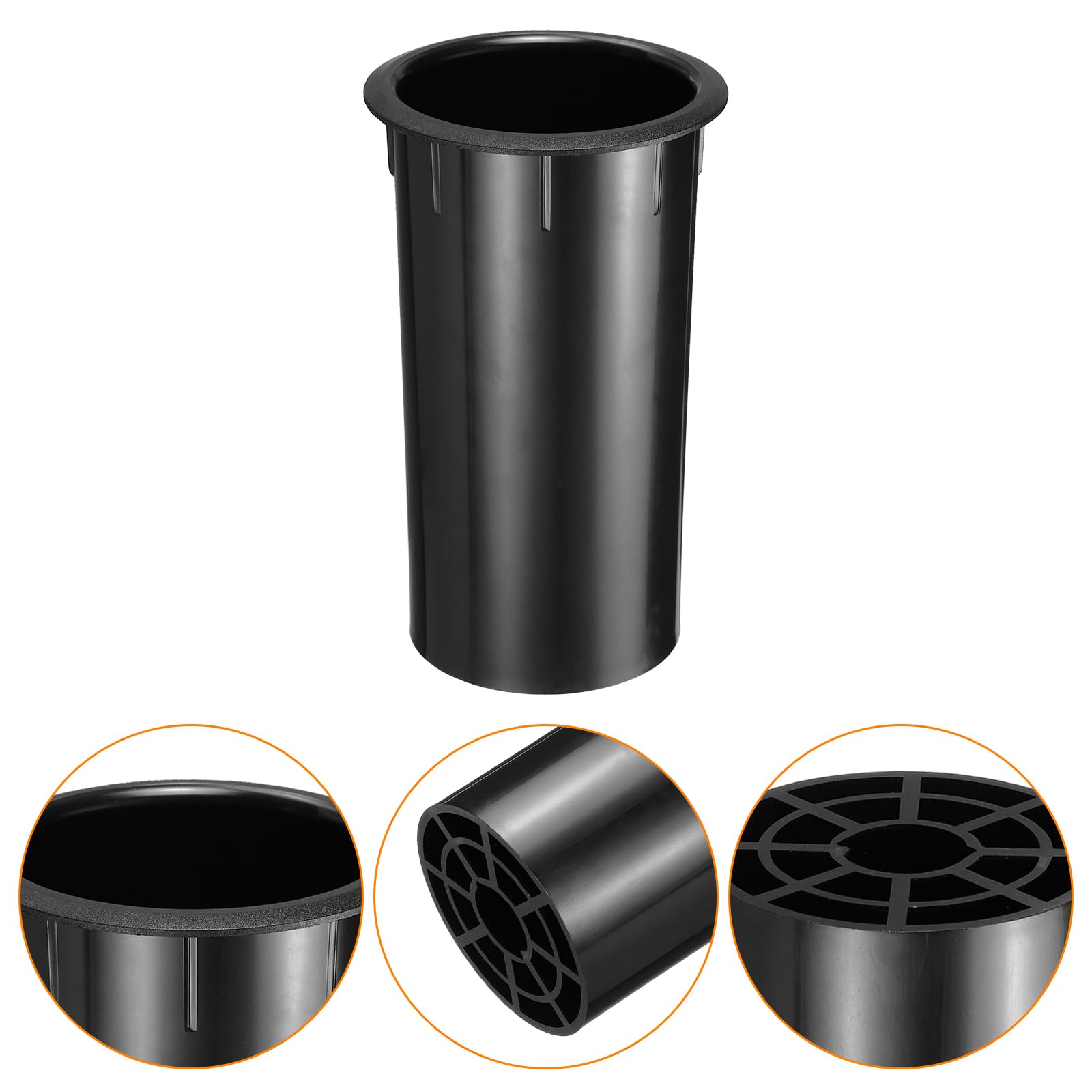 QUARKZMAN 3Pcs 74x150/2.9 x 5.9 Inch Tubo De Puerto De Altavoz Caja De Subwoofer Tubo De Graves Caja De Altavoz Puerto De Aire para Gabinetes De Altavoces DJ/PA