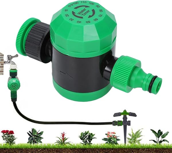 Sprinkler Timer, Automatic Water Timer for Garden Hose, Outdoor Sprinkler Device for Pool, Yard, Lawn, Patio, Plants, Vacation Watering, Easy Setup - 1