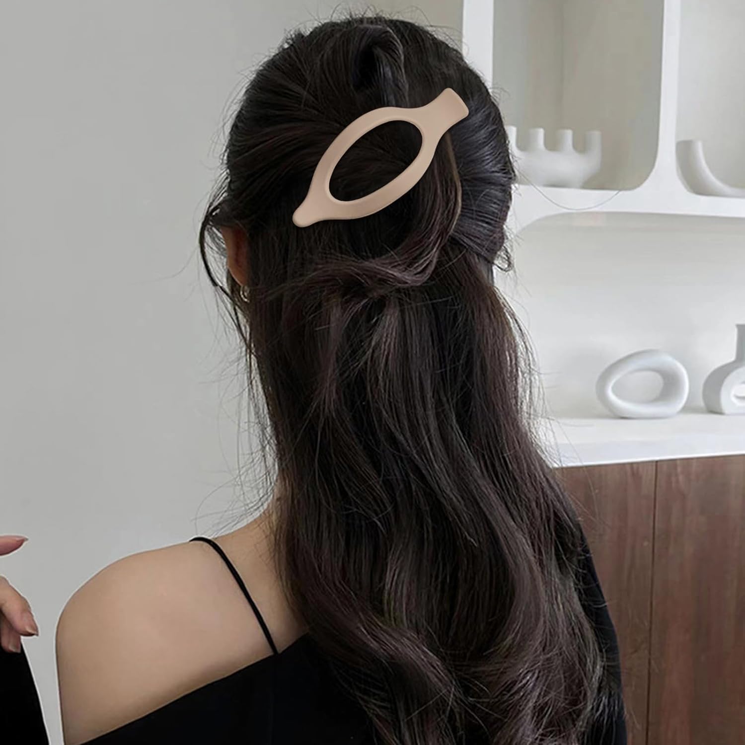 5 Pcs French Concord Flat Hair Clips - Image 3