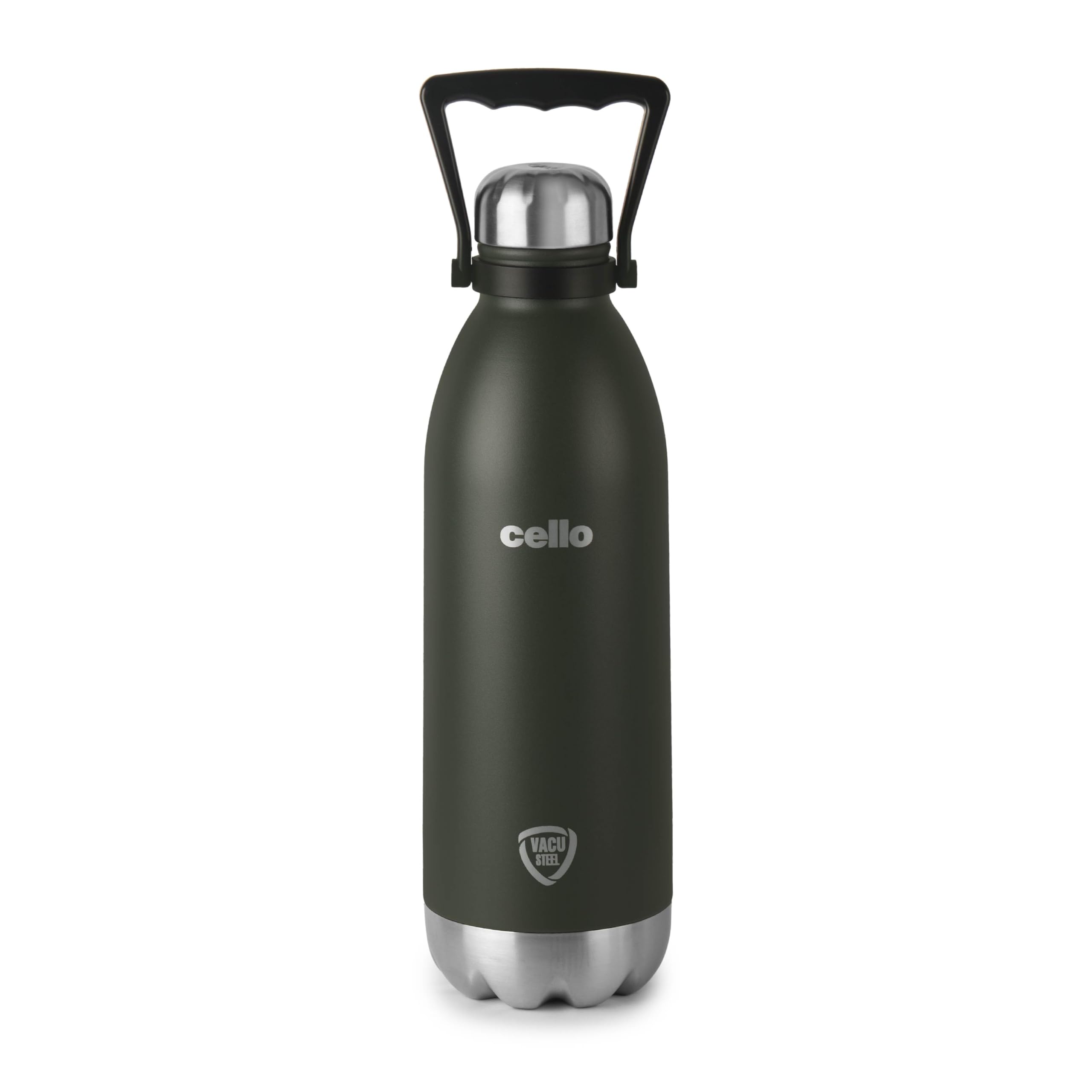 Cello Swift Thermosteel Water Bottle, 1500ml, Green | 24 Hours Hot & Cold | Scratch Resistant (DTP Coating) | Rust & Leak Proof | Ideal for Office, Gym, Home, Kitchen, Hiking, Trekking, Travel Bottle (B0B4S25YYZ) Amazon Price History, Amazon Price Tracker