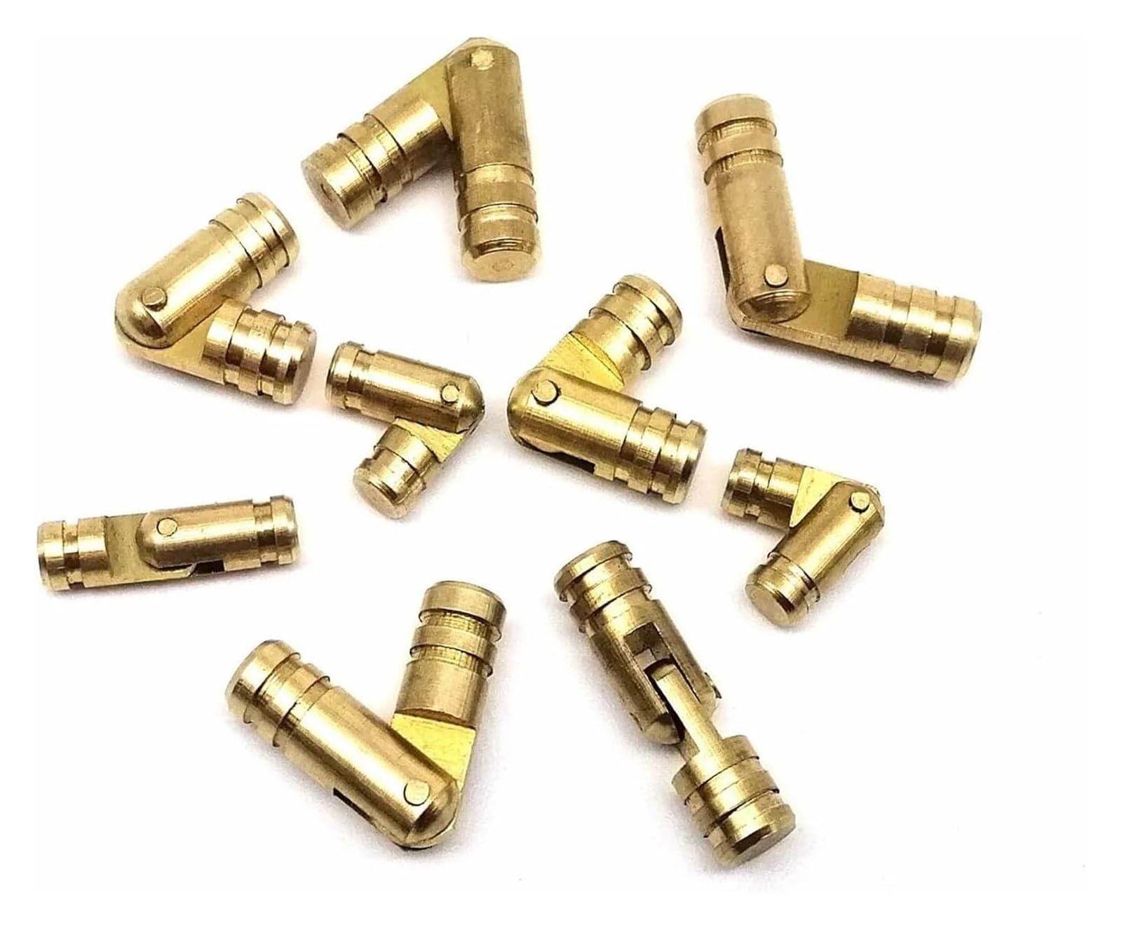 Ugzpwqlnx One Color Barrel Hinge, Brass Barrel Hinges Concealed 2/6/12 Pcs 4X15 5X19 5X25mm(2Pcs 5X25mm)