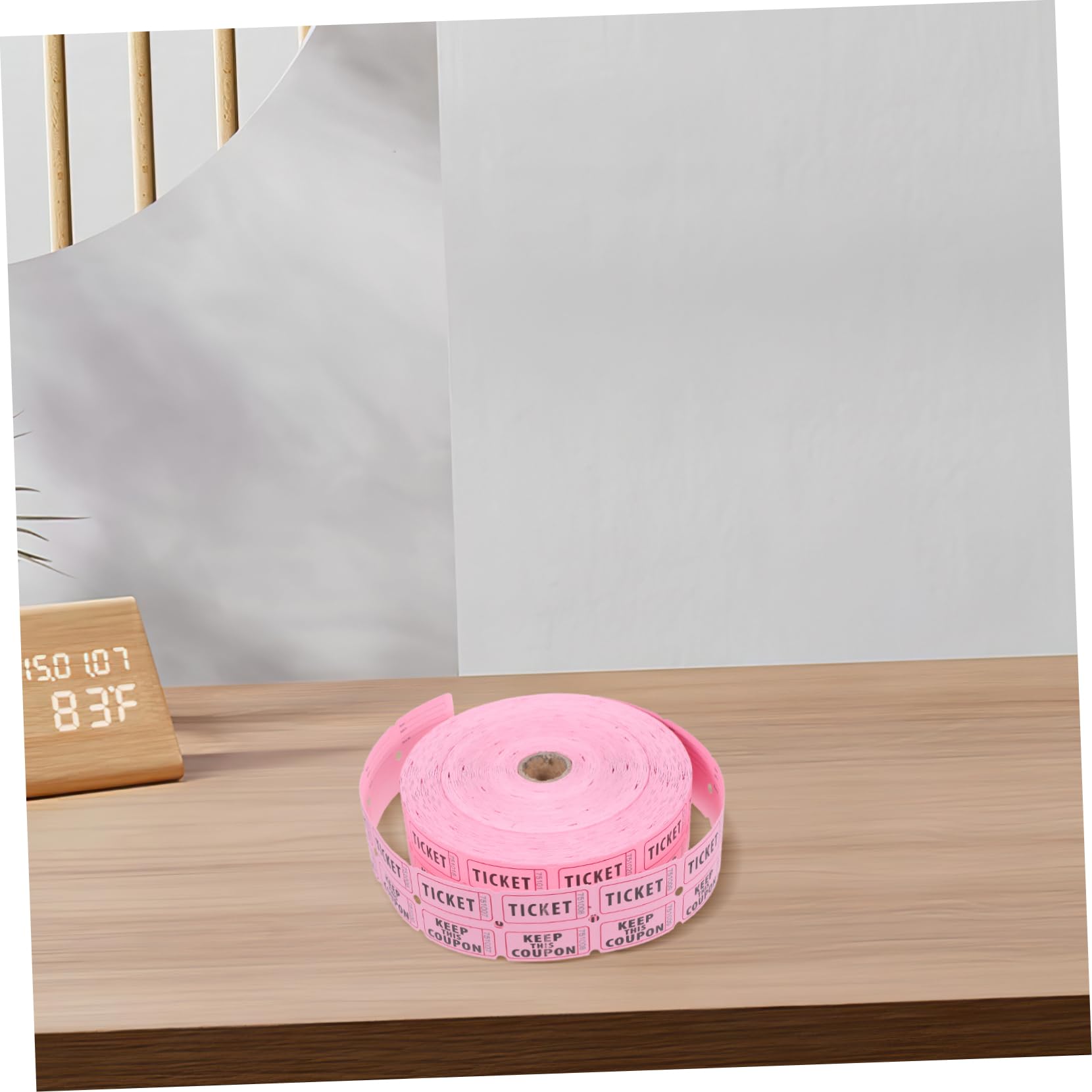 GALPADA Boletos de Rifa para Carnaval Fiestas y Eventos Papel para Sorteo Boletos de Reclamo para Celebraciones Regalos y Festivales Unidades Rollo