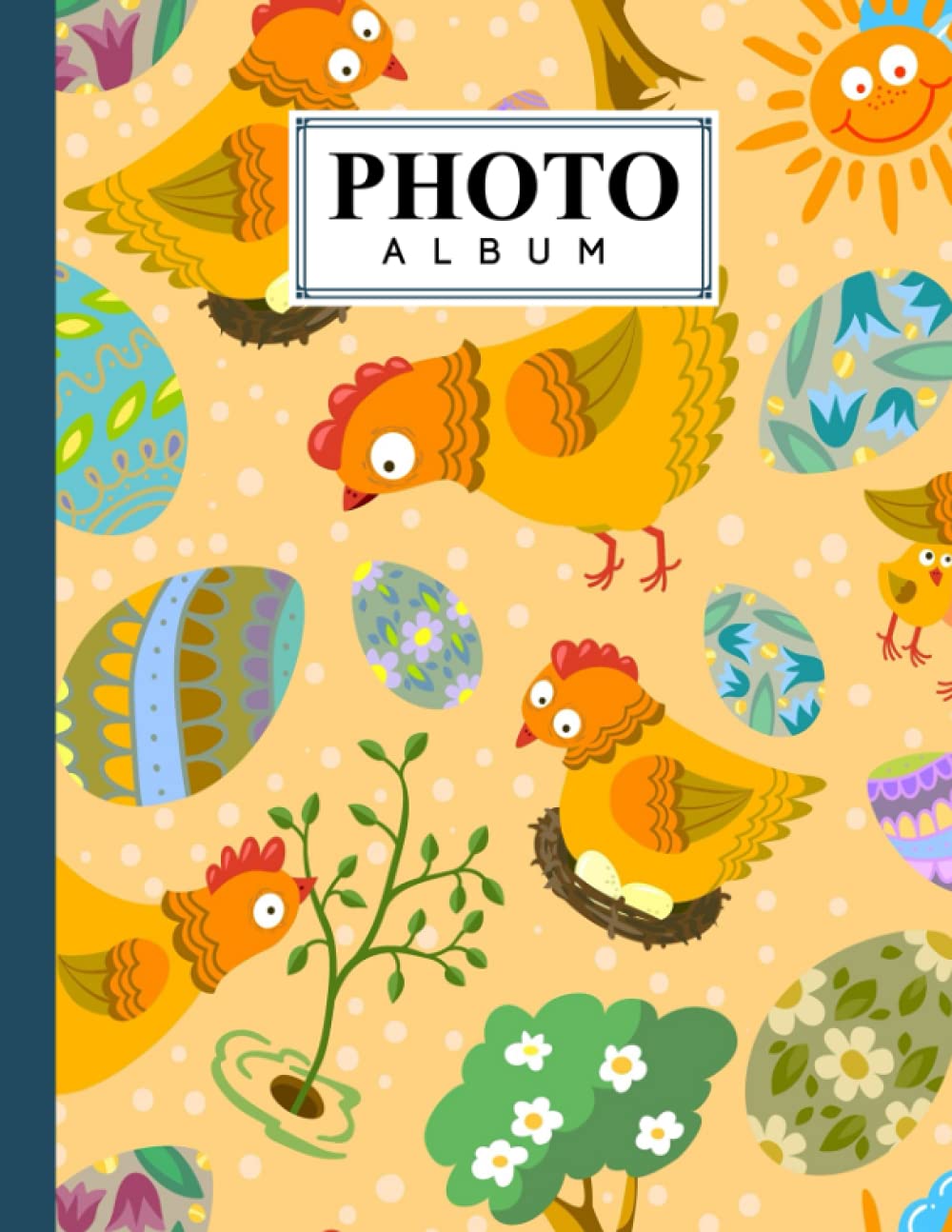 Photo Album: Chicken Album, Large Photo Albums with Writing Space Memo, Extra Large Capacity Picture Album, Family, Baby, Wedding, Travel Photo Book, 120 Pages, Size 8.5" x 11" by Gabriele Lechner