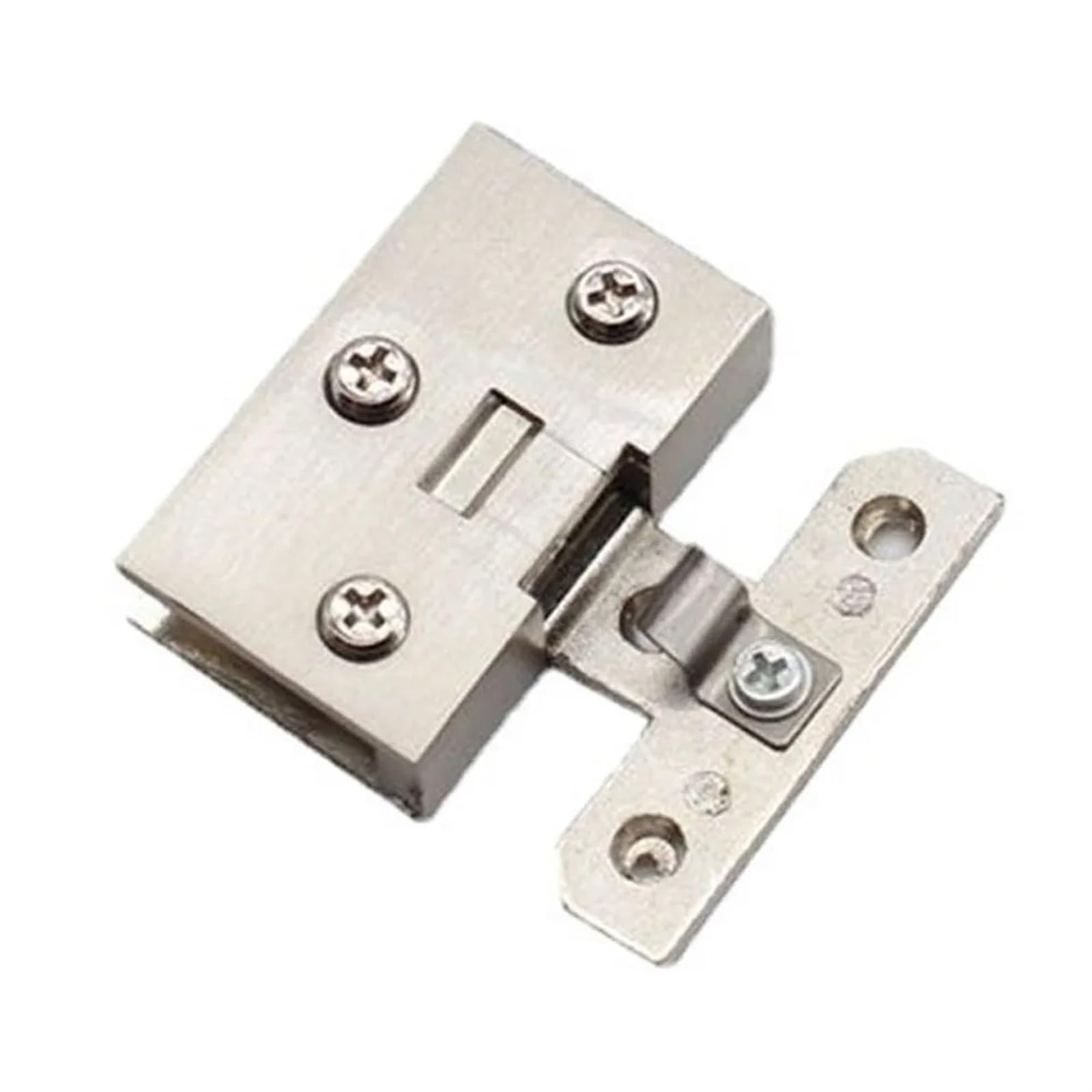 Glass Hinge Zinc Alloy S/L Shower Door Hinges Glass Door Pivot Hinges Furniture Wine Cabinet Glass Clips Door Hinges(S)