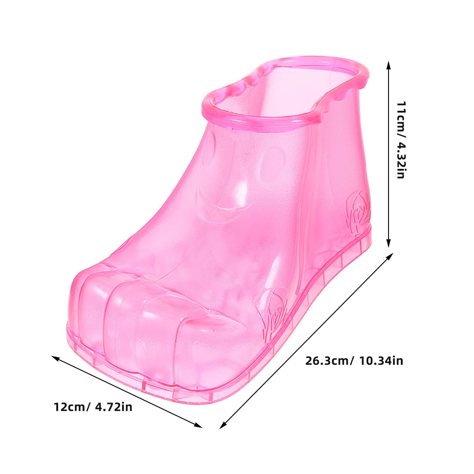 Healvian Chaussures De Bain De Pieds Antidérapantes 10.35 Pouces Pour Trempage Confortable À Domicile Sauna Soins Des Pieds Avec Capacité Et Semelle Douce