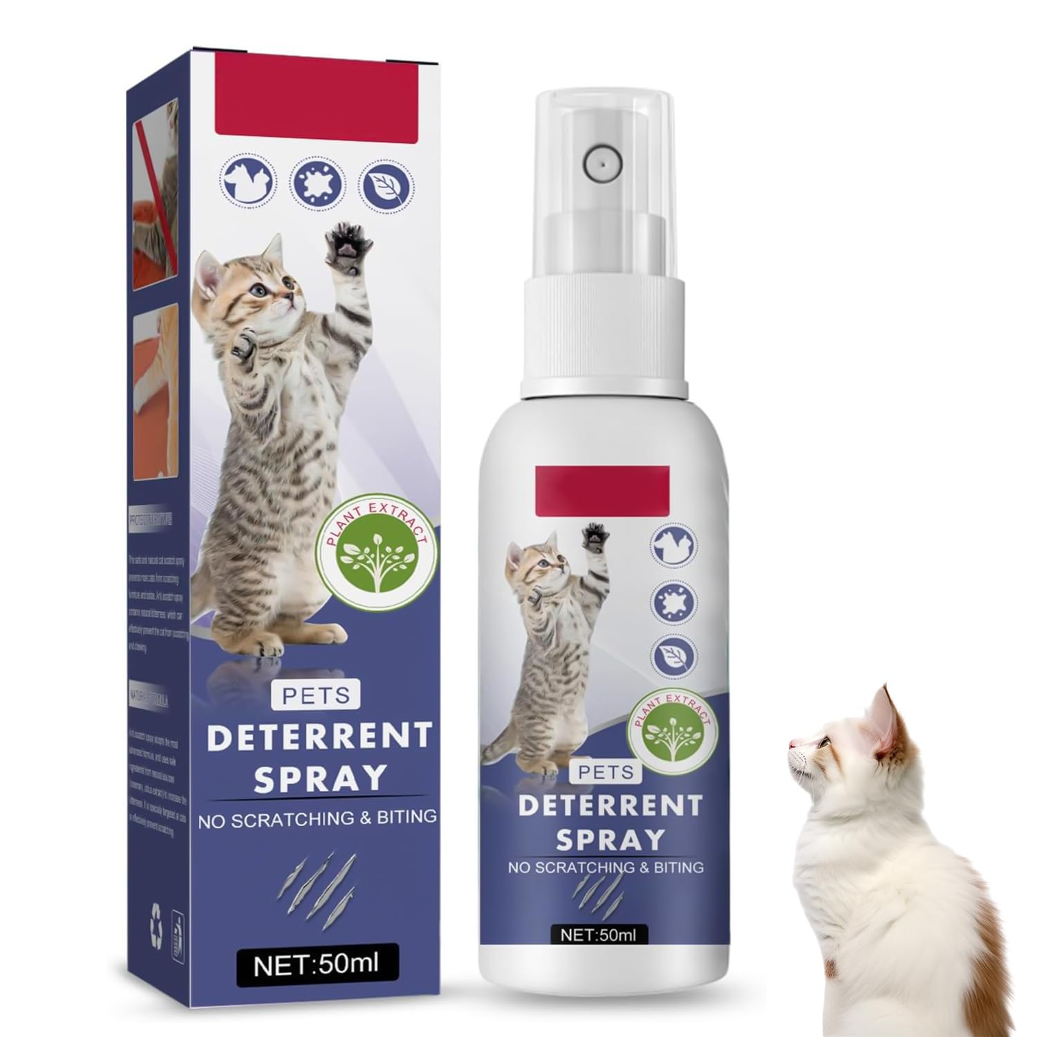 MagiSel Spray AntiGraffio, Spray AntiGraffio Gatto, Spray AntiGraffio Gatti Divano, Protegge i Mobili,Spray Addestrativo per Allenare Il Comportamento degli Animali Domestici,50 ML