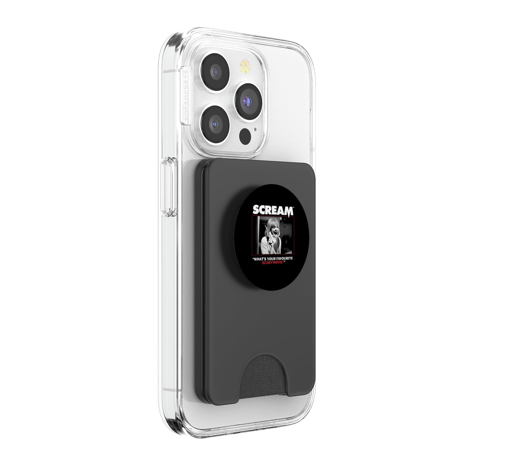 Scream Official Ghostface Classic Slasher - Película de Terror PopSockets PopWallet para MagSafe
