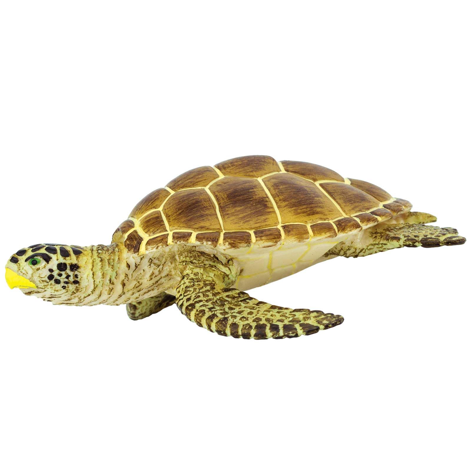 Loggerhead Turtle Figurine - Hand-Painted, Lifelike 3.75" Model Figure - Educational Toy for Boys, Girls & Kids Ages 3+