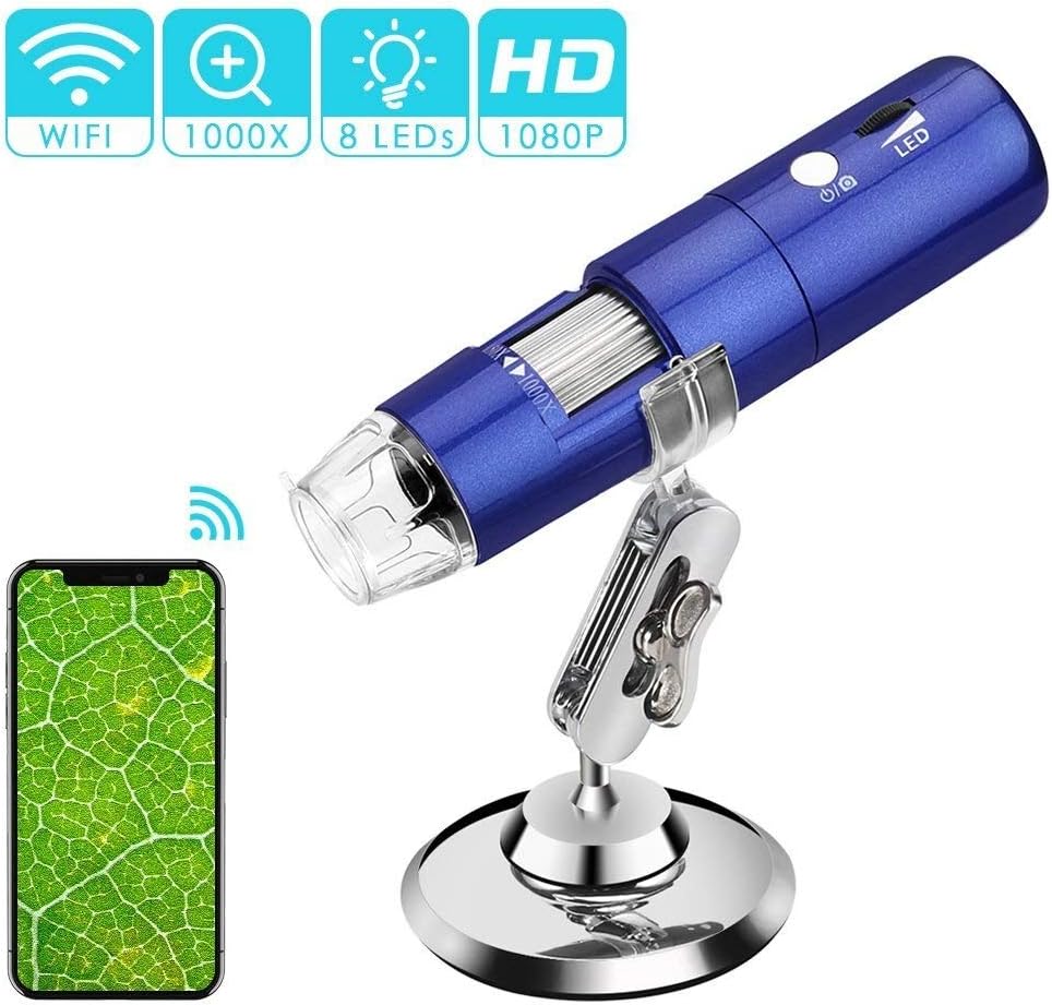 microscopio digitale per iphone senza fili