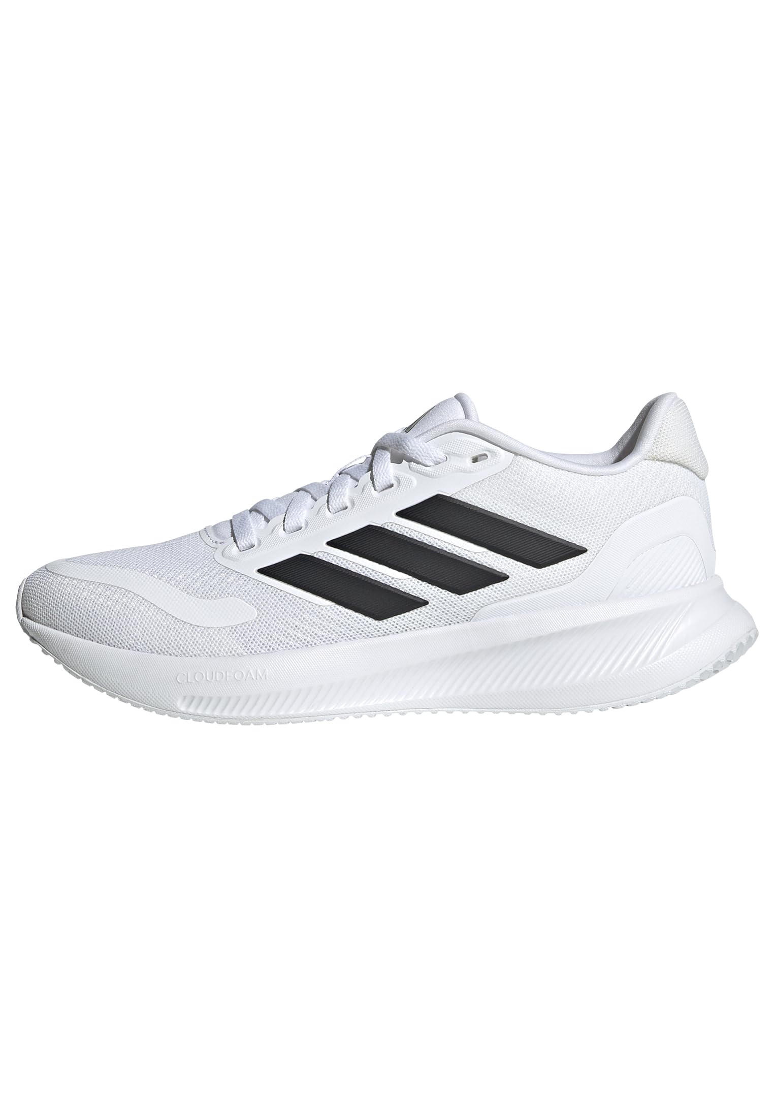 adidas RUNFALCON 5 Shoes Junior Running, Cloud White/Core Black/Core Black, 5 UK