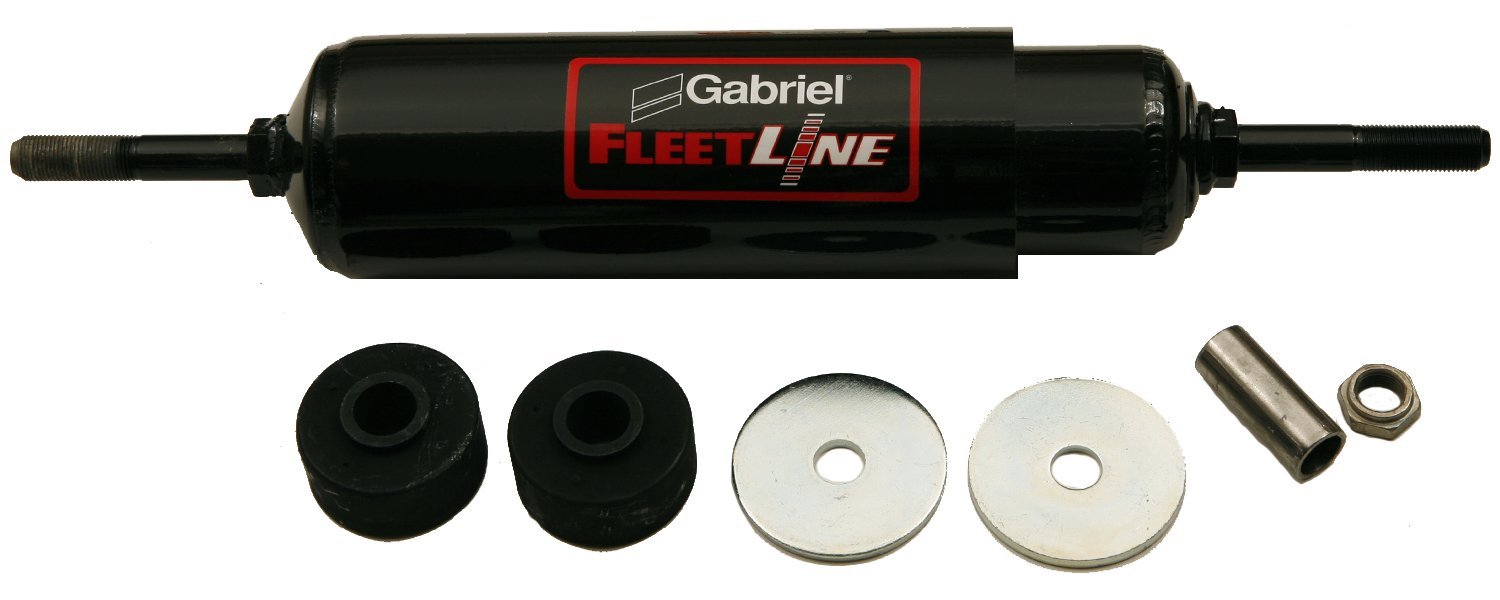 Gabriel 85708 FleetLine HD Truck Front/Rear Shocks Fits New Flyer Transit Buses; ABC Bus; Flyer Coaches; MAN Bus; Motor Coach; New Flyer; North American Bus; Van Hool OEM# 12L-5-71