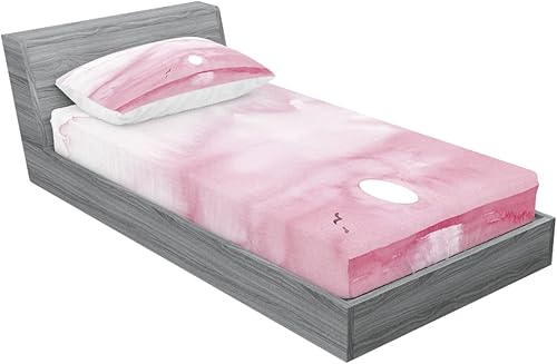 Miniatura 194 de Ambesonne - Juego de sábanas bajeras y fundas de almohada, diseño clásico botánico, plantas de jardín vintage, juego de 3 piezas con estampado