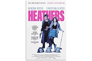 AKAK Heathers Poster Winona Ryder Christian Slater Classic Comedy Movie Vintage Film...