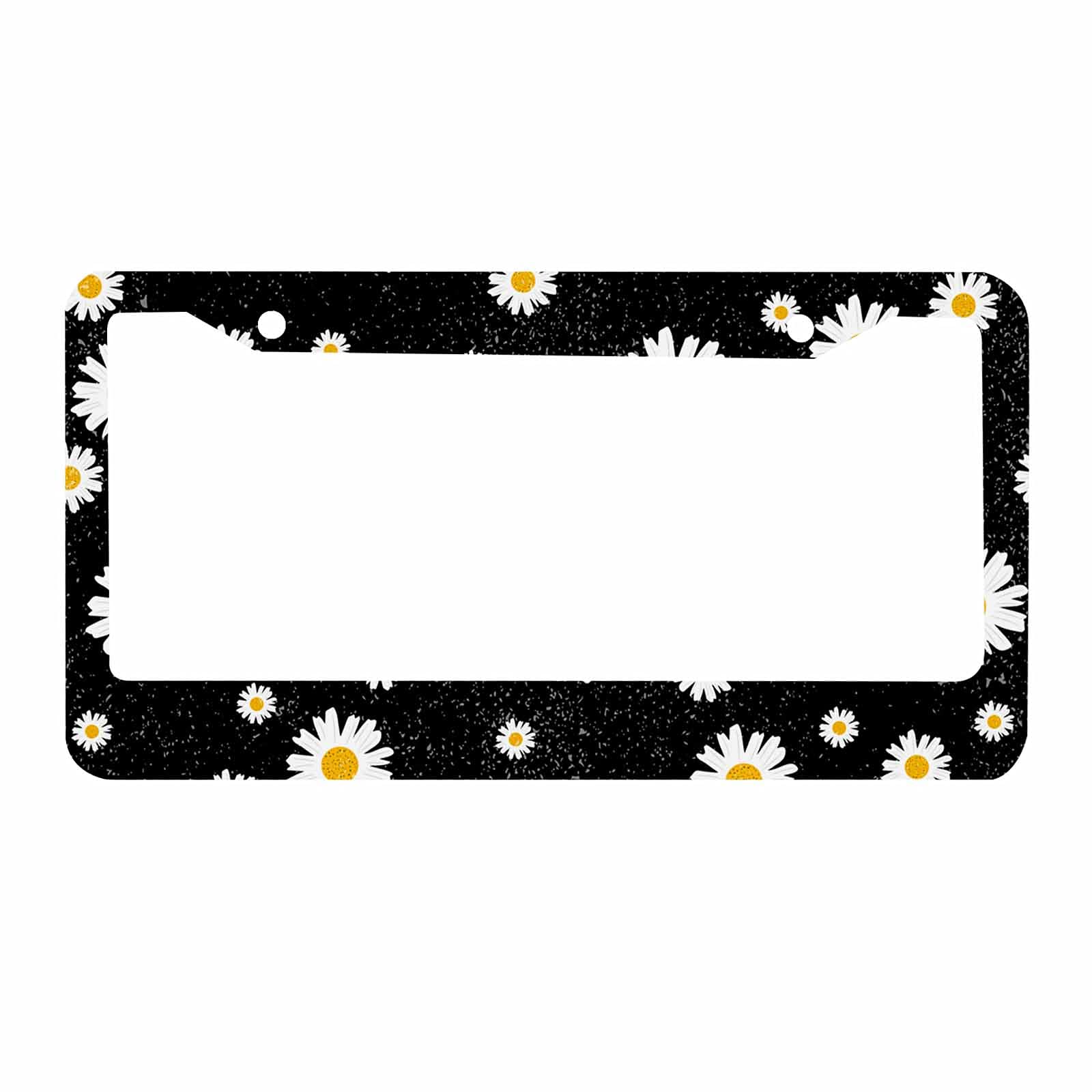 Nicokee Decorative License Plate Frame Black Celtic Viking Car Tag Frame Aluminum Auto License Plate Holder for Men Women: Multi-0003 12 x 6 Inch
