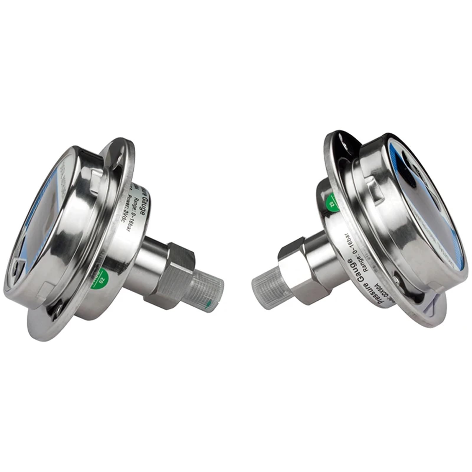 1 x osiowy 60 mm stal nierdzewna HydraulGas/woda/paliwo cyfrowy manometr 60 Mpa bezprzewodowy cyfrowy miernik ciśnienia (NPT1-2.0-0.16Mpa)