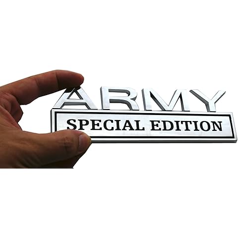 1pack Big Army Special Edition Emblems, Army Car Emblem 3D Badge Decal Car Truck Re...