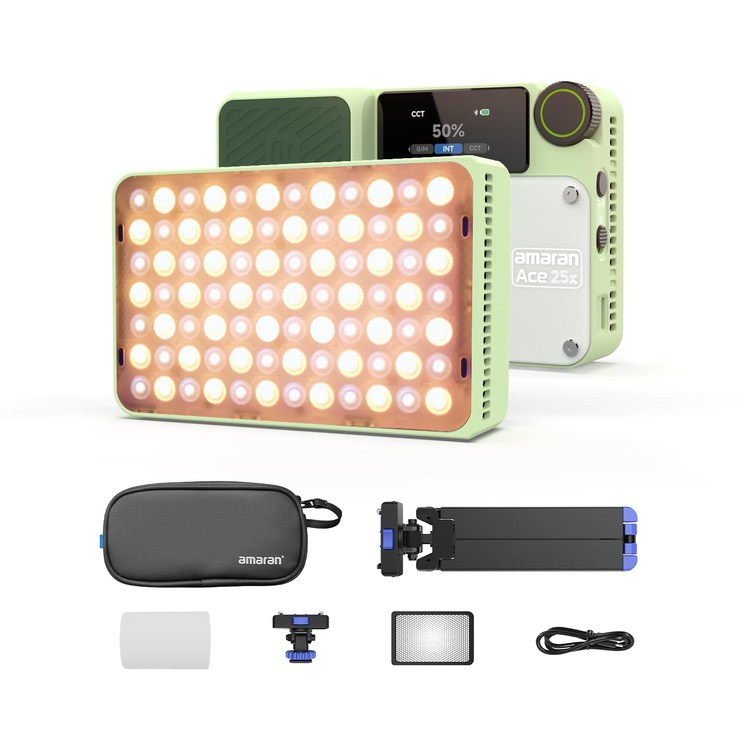 Amazon.co.jp: aputure amaran Ace 25X Kit 25W小型撮影ライト 両色温