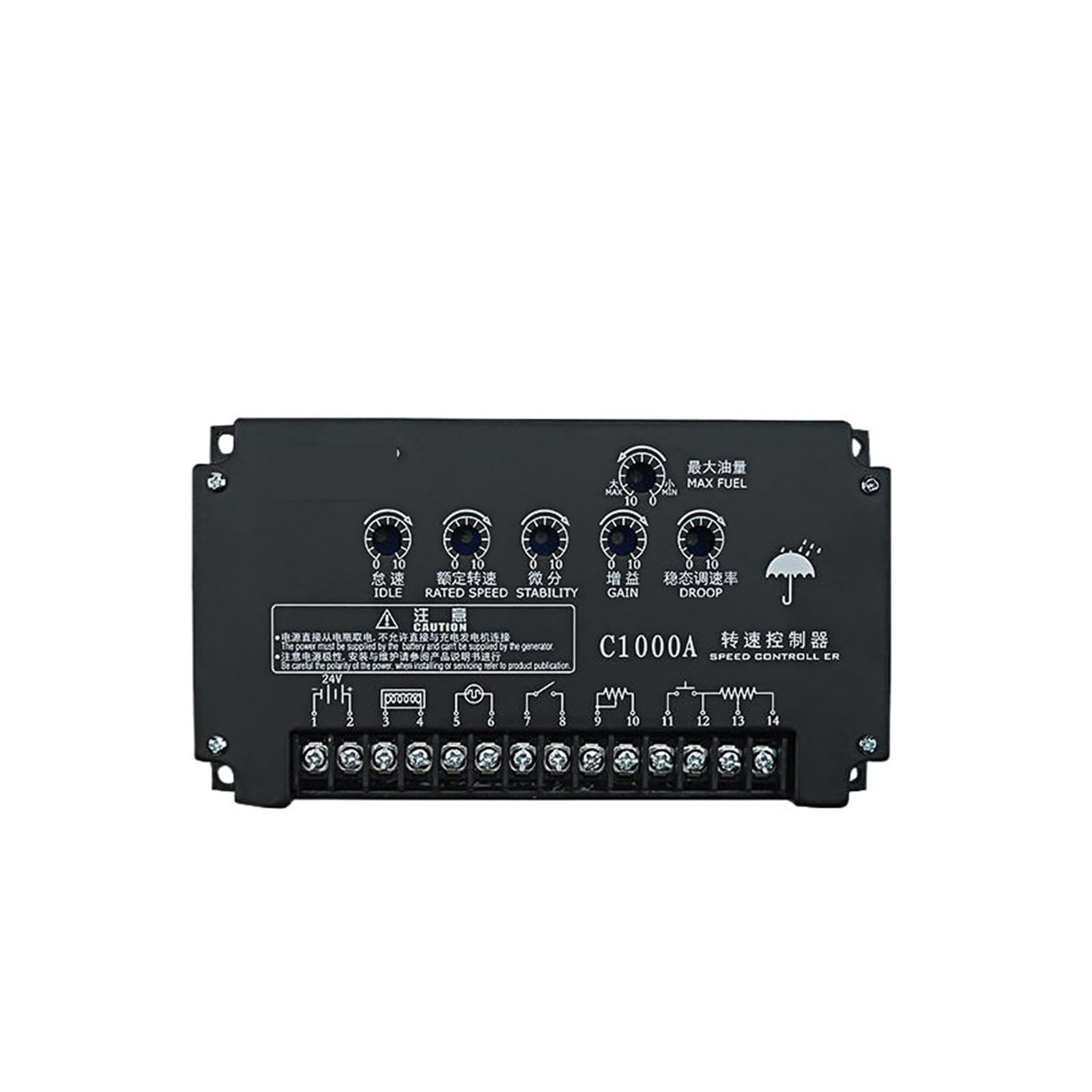 Contrôleur de Vitesse de Groupe électrogène C1000A, Accessoires de Groupe électrogène, régulateur de Vitesse électronique, Plaque de contrôle de Vitesse