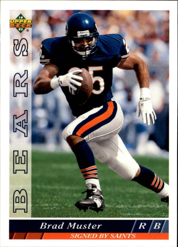 1993 Upper Deck Football #284 Brad Muster