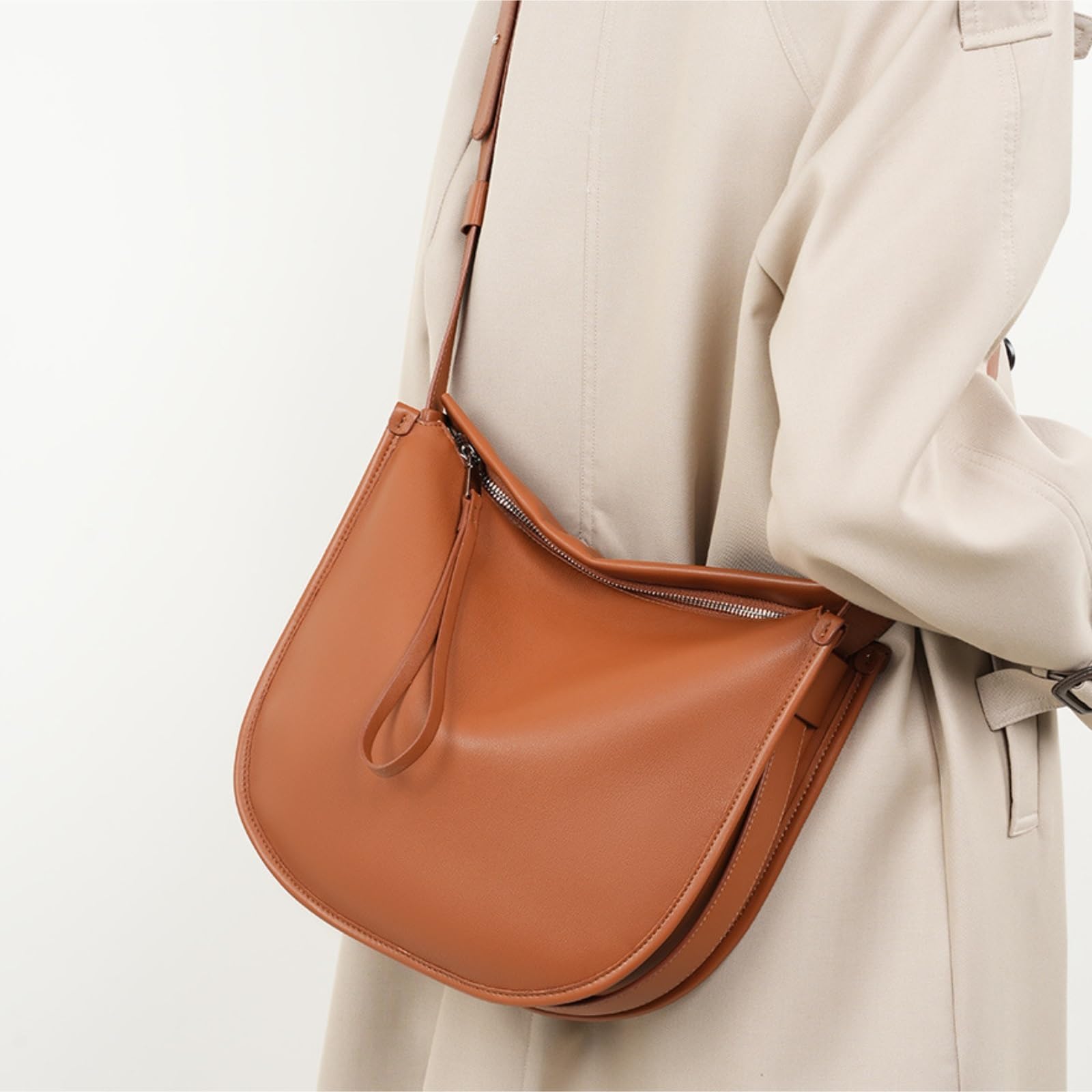 Bolsos Holgados Bolso De Mano Suave Y Espacioso, Tipo Bandolera, For Mujer, For El Día A Bolso de Noche