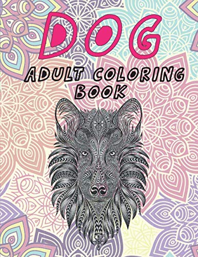 Dog - Adult Coloring Book : Amazon.com.tr: Kitap