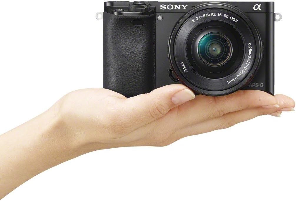Sony Alpha 6000L - Kit Fotocamera Digitale Mirrorless con Obiettivo Intercambiabile Selp 16-50Mm, Sensore Aps-C, Eye Af, Ilce6000B + Selp1650, Compatibile con obiettivi innesto E di Sony, Nero Sony Alpha 6000L - Kit Fotocamera Digitale Mirrorless con Obiettivo Intercambiabile Selp 16-50Mm, Sensore Aps-C, Eye Af, Ilce6000B + Selp1650, Compatibile con obiettivi innesto E di Sony, Nero