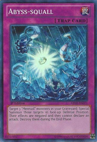 YU-GI-OH! - Abyss-Squall (ABYR-EN071) - Abyss Rising - 1ª Edición - Super Rare